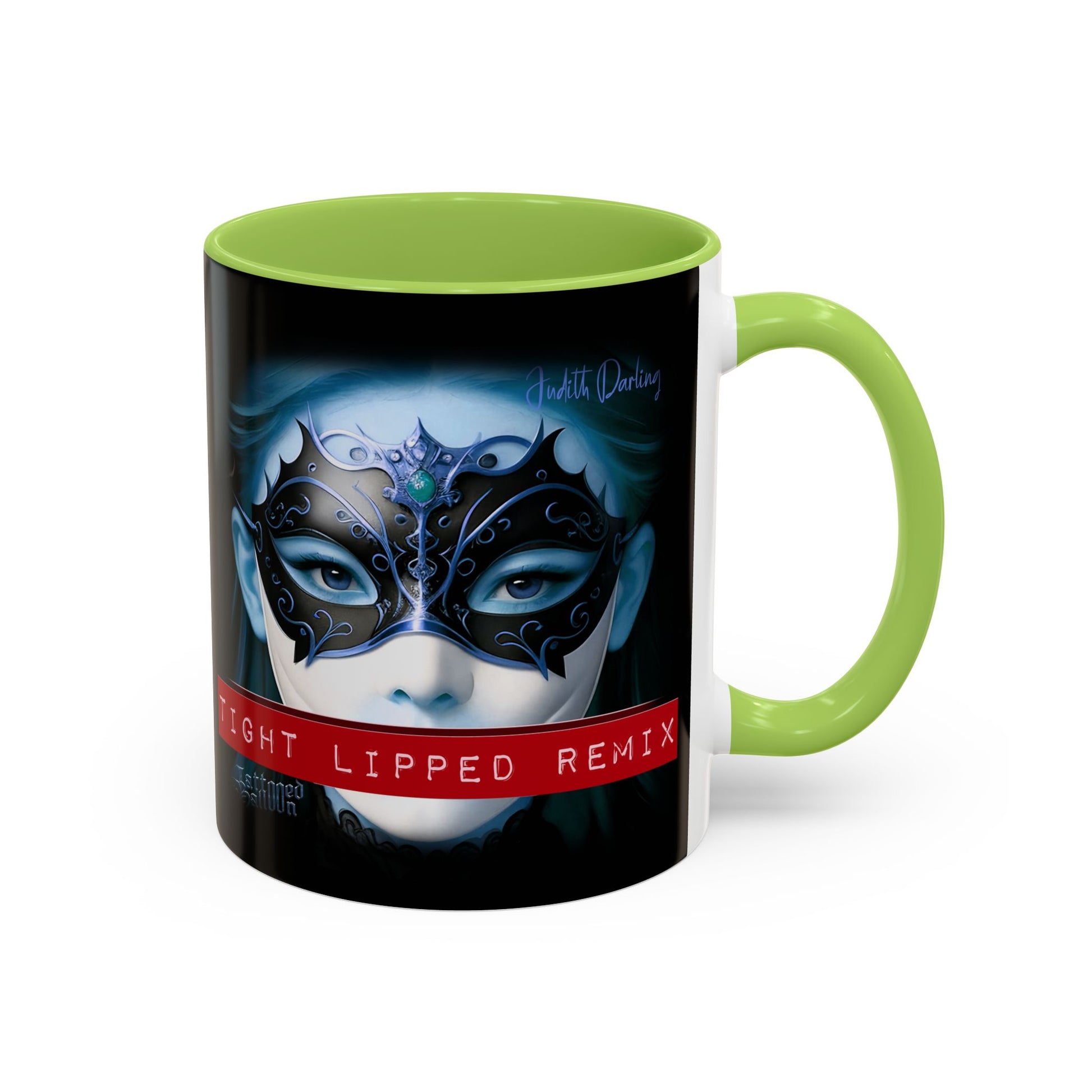 "Judith Darling" Mystical Masquerade Coffee Mug from Tattooed Balloon