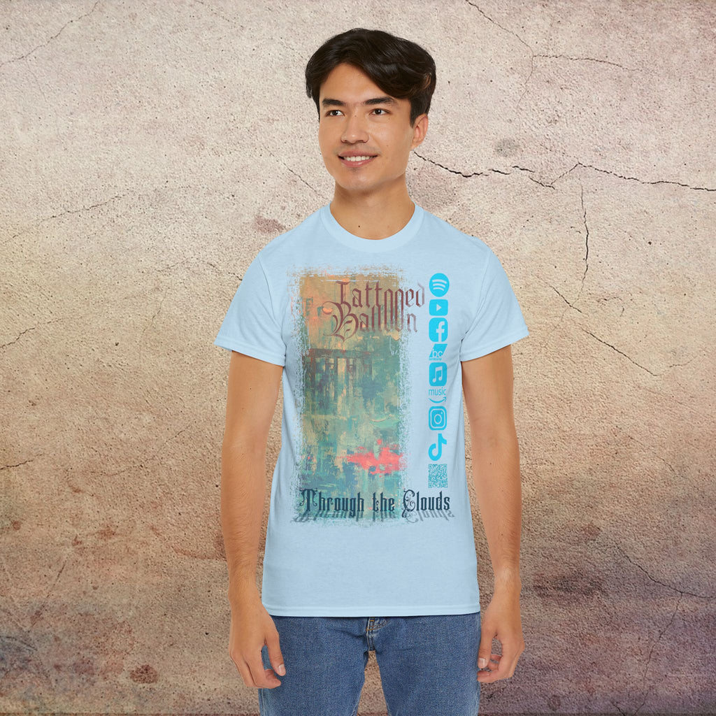 "Through The Clouds" Album Tee by Tattooed Balloon, Festival Apparel
