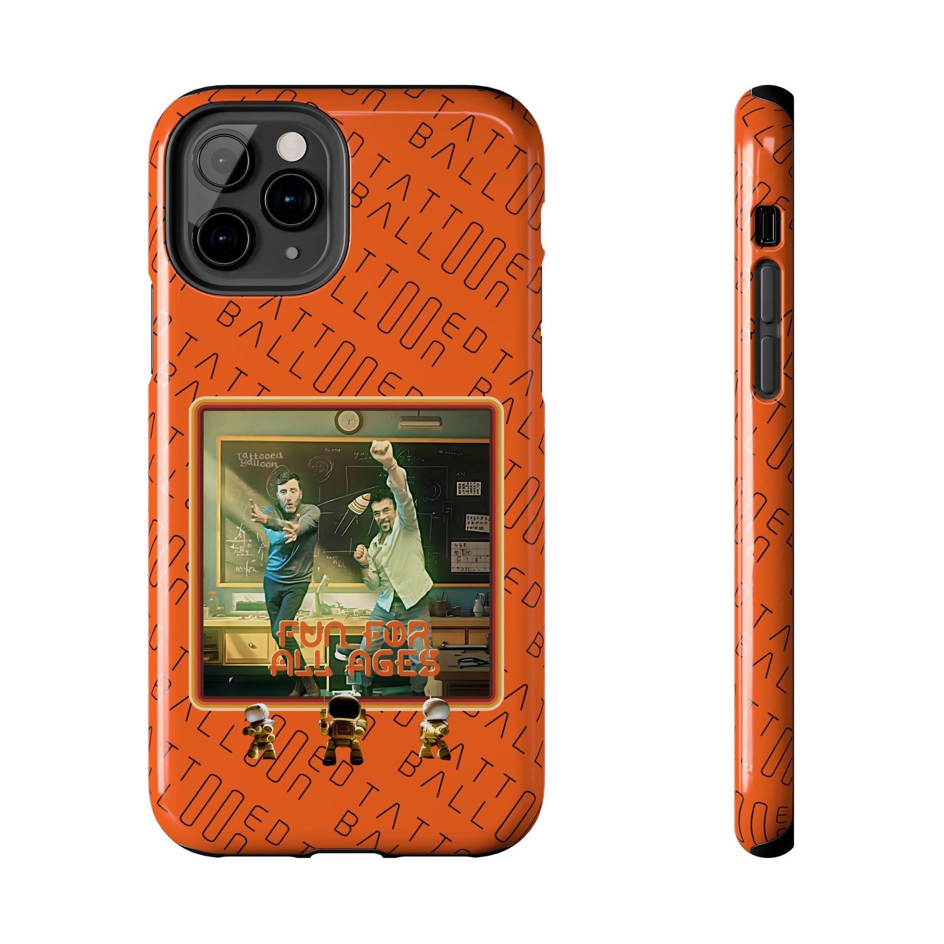 Hypersonic By Tattooed Balloon Now in the Palm of you hand!, Unique Phone Cover Orange
