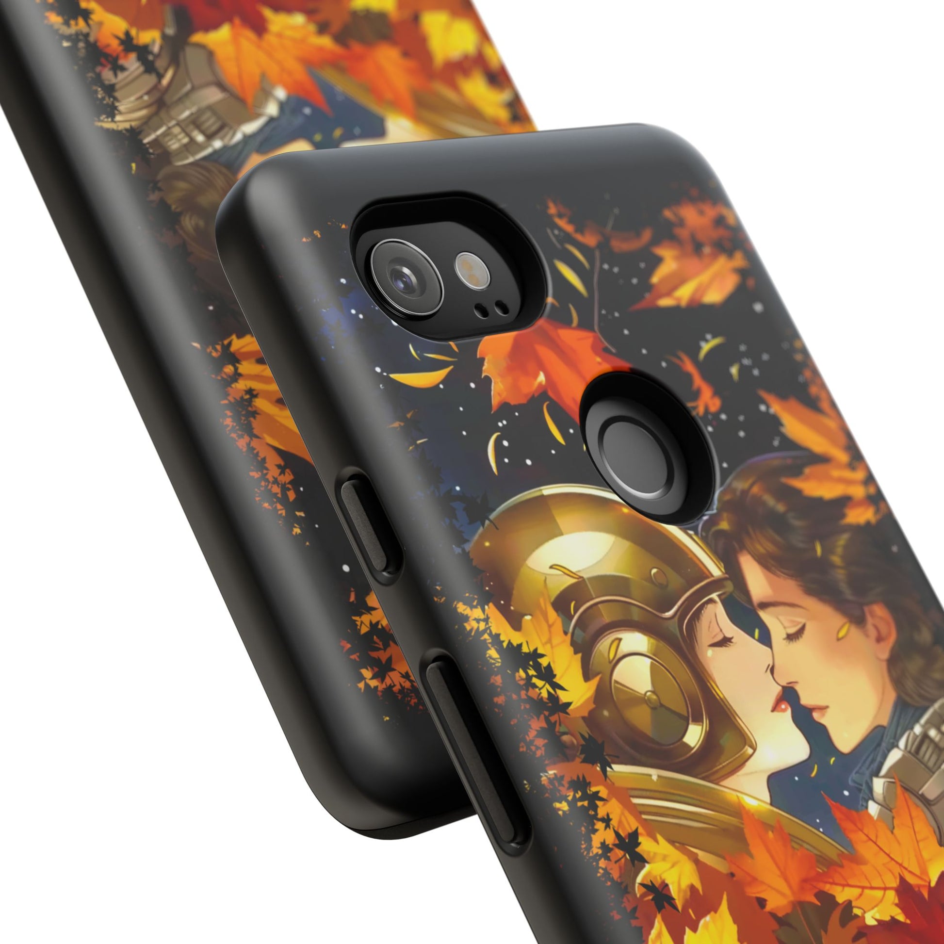 "Mad Love" Phone Case, Fall Themed Phone Accessory, Cute Couple Protector, Seasonal Tech Accessories, Gift for Him or Her