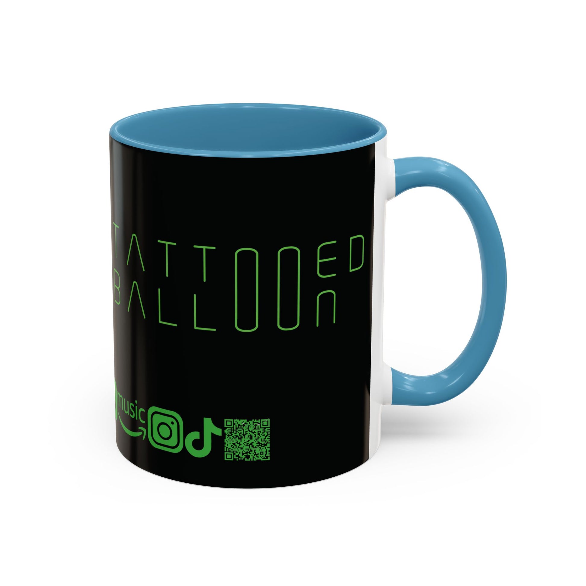 "Zapper" by Tattooed Balloon,  Accent Coffee Mug for TB Lovers