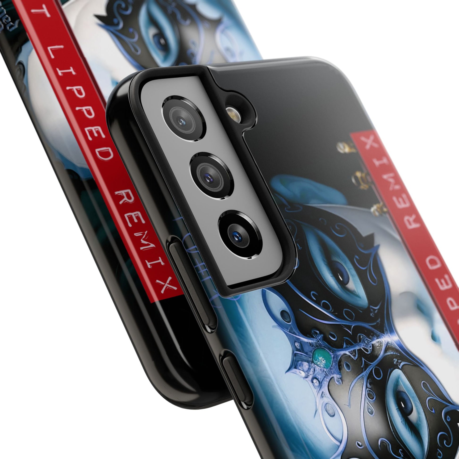 "Judith Darling" By Tattooed Balloon Now in the Palm of you hand!, Unique Phone Cover (Black)