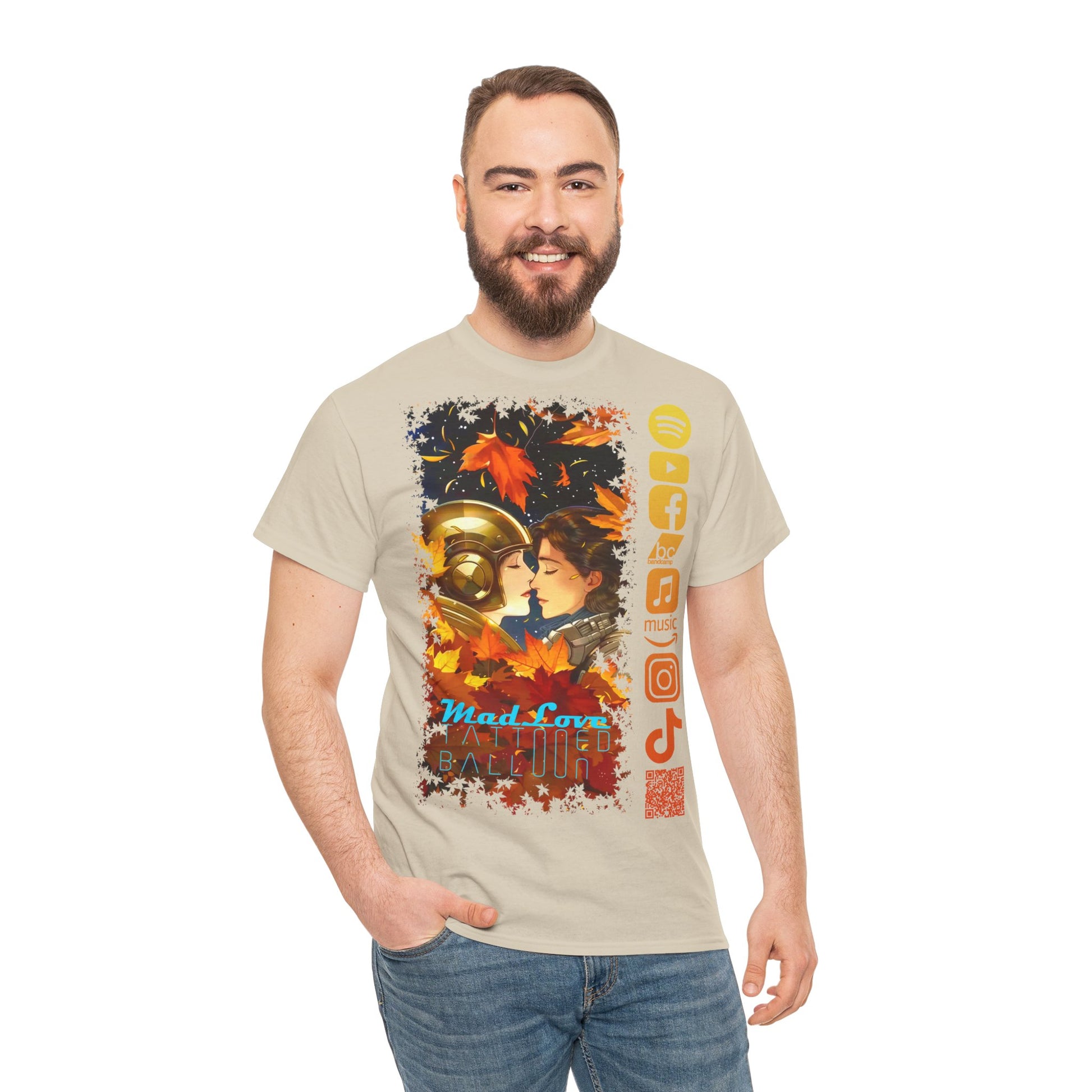 "Mad Love" Tee, by Tattooed Balloon, Fall Vibes,  Social Media Tee, Festival Apparel