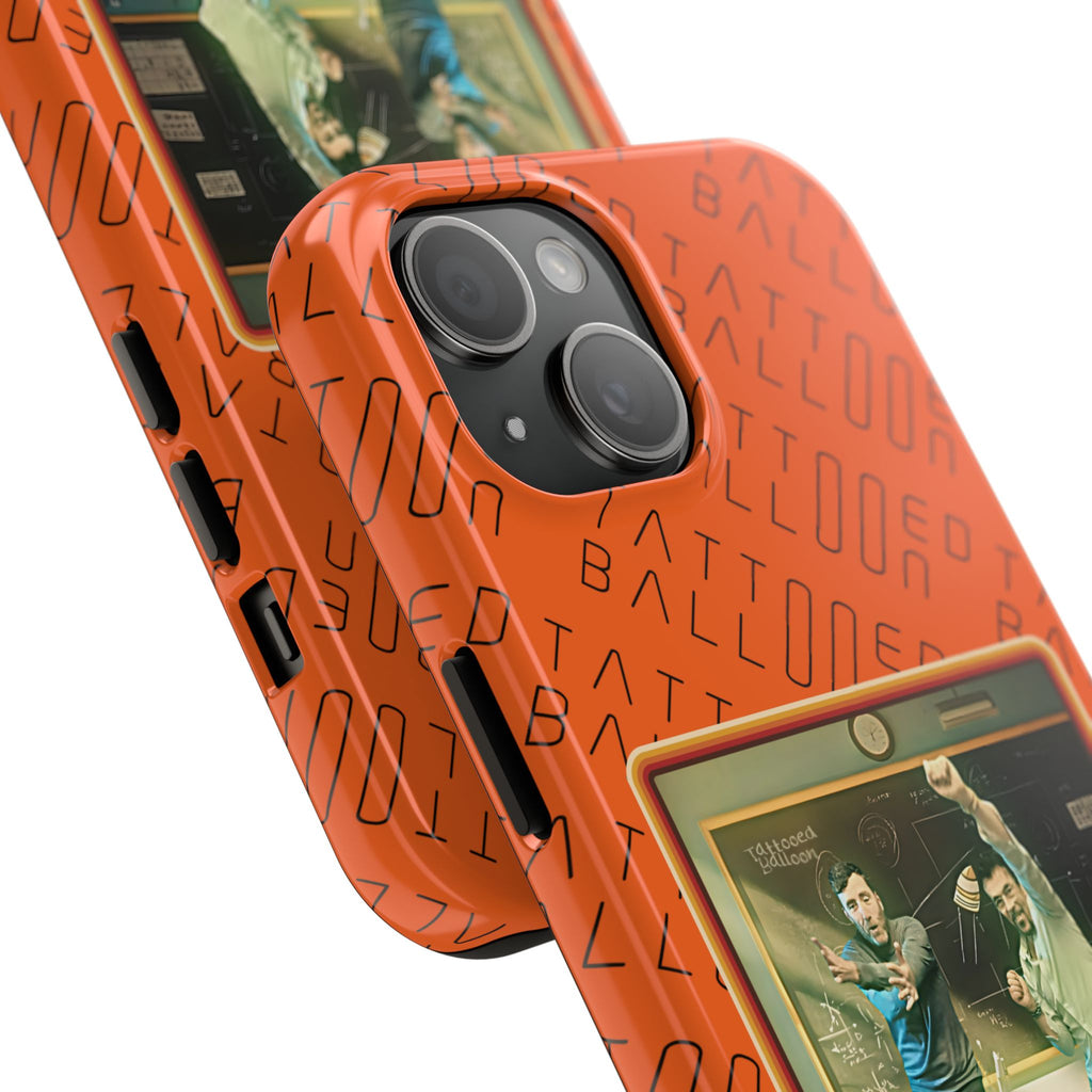 Hypersonic By Tattooed Balloon Now in the Palm of you hand!, Unique Phone Cover Orange