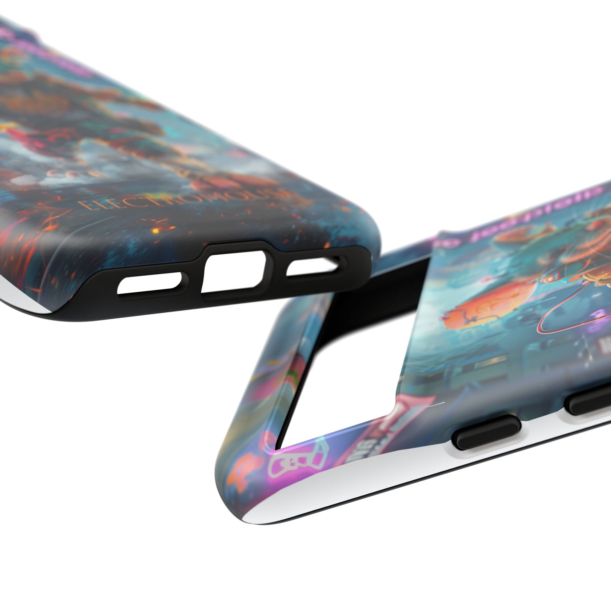 Electromouse Cyber City Design from Tattooed Balloon's 'Dirty Circuits' Album, Phone Cases