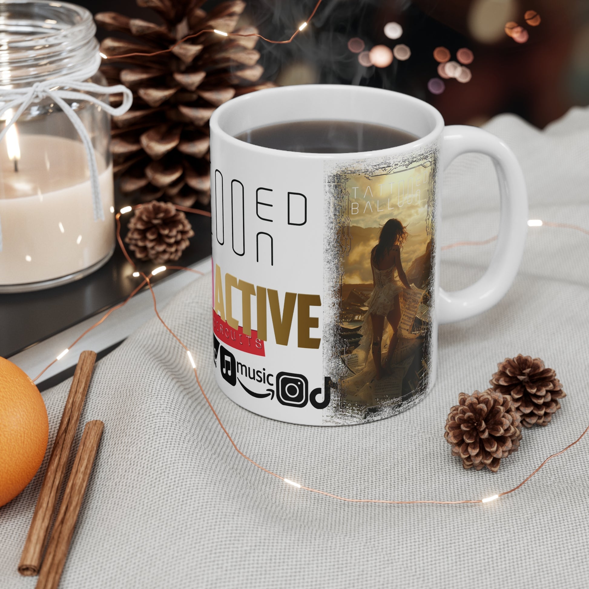 Retro-Active by Tattooed Balloon Your Favourite  Mug!