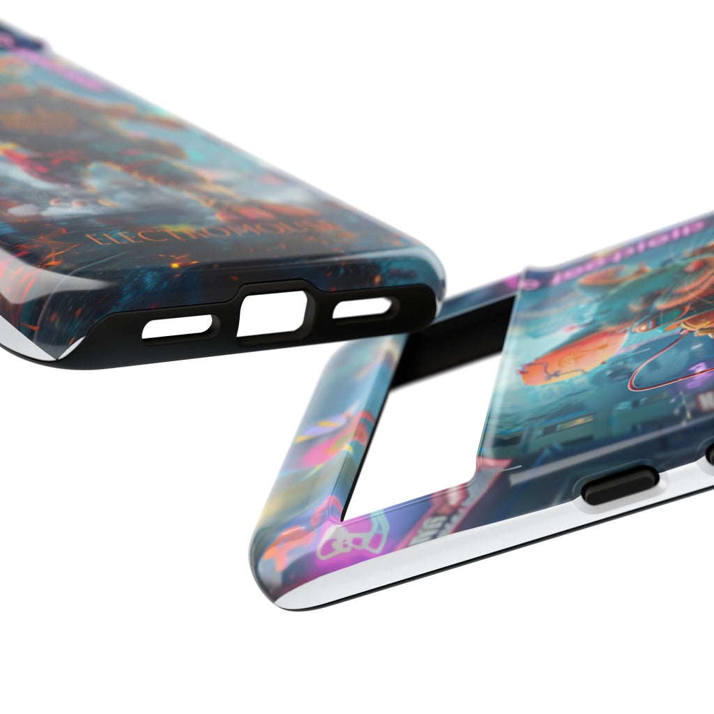 Electromouse Cyber City Design from Tattooed Balloon's 'Dirty Circuits' Album, Phone Cases