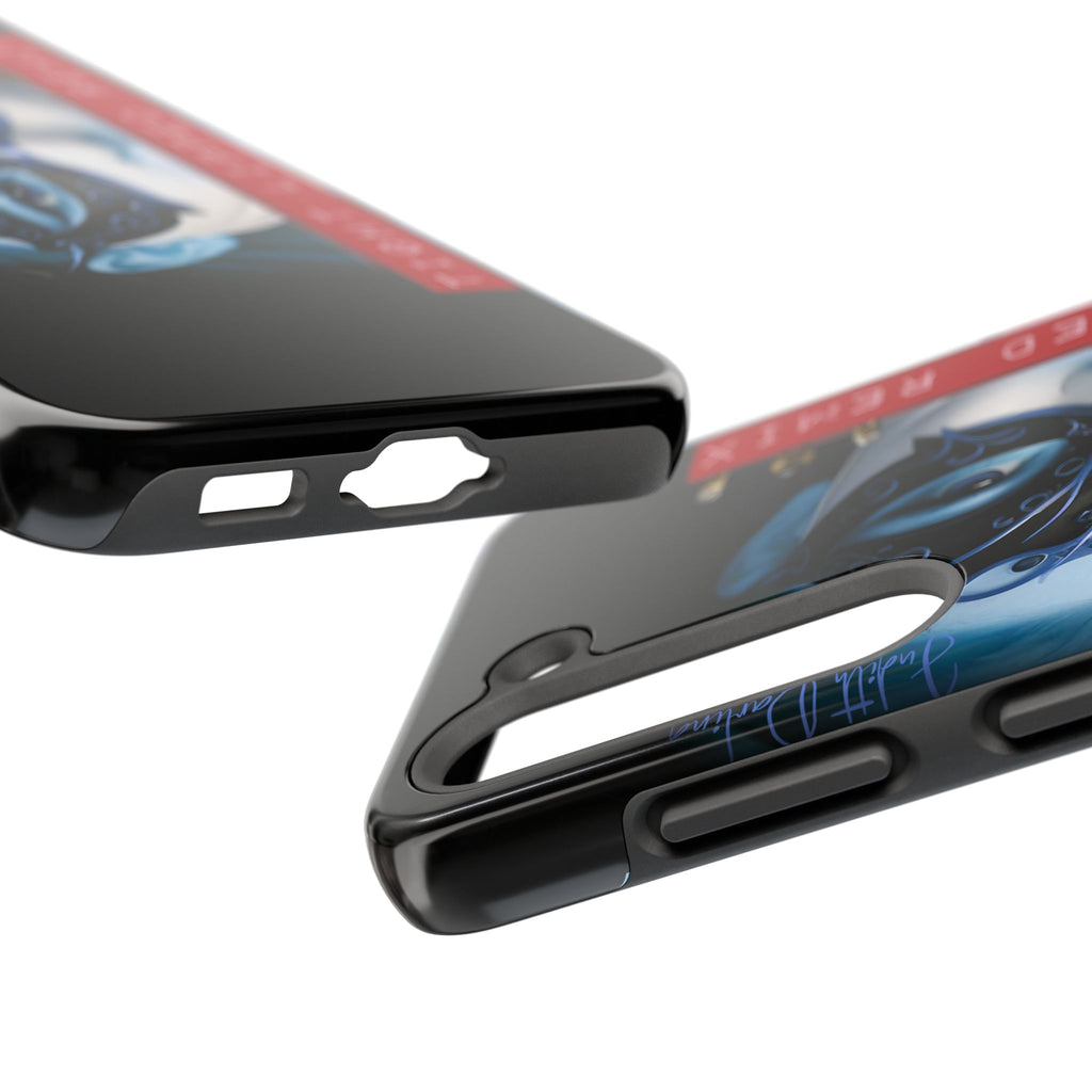 "Judith Darling" By Tattooed Balloon Now in the Palm of you hand!, Unique Phone Cover (Black)