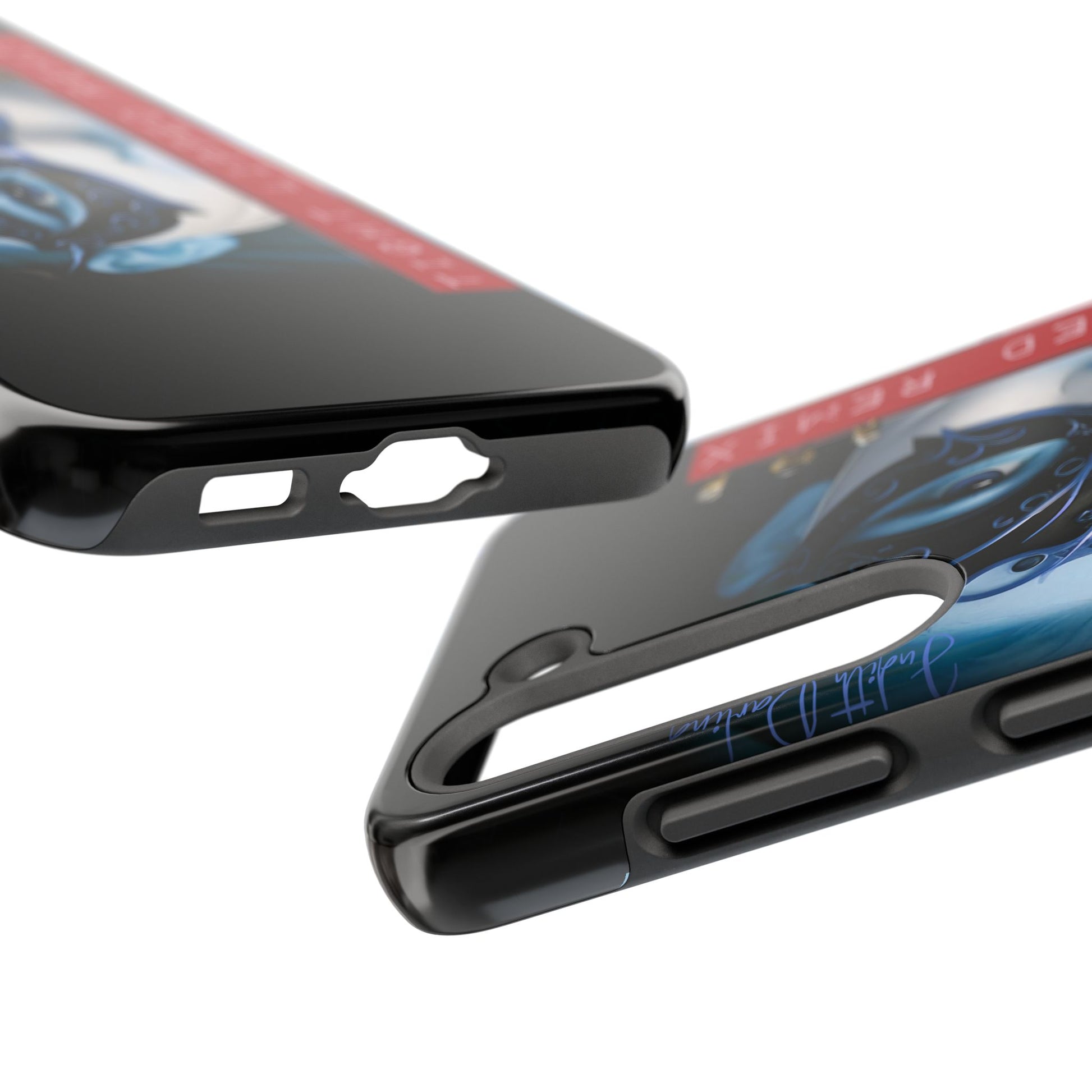 "Judith Darling" By Tattooed Balloon Now in the Palm of you hand!, Unique Phone Cover (Black)