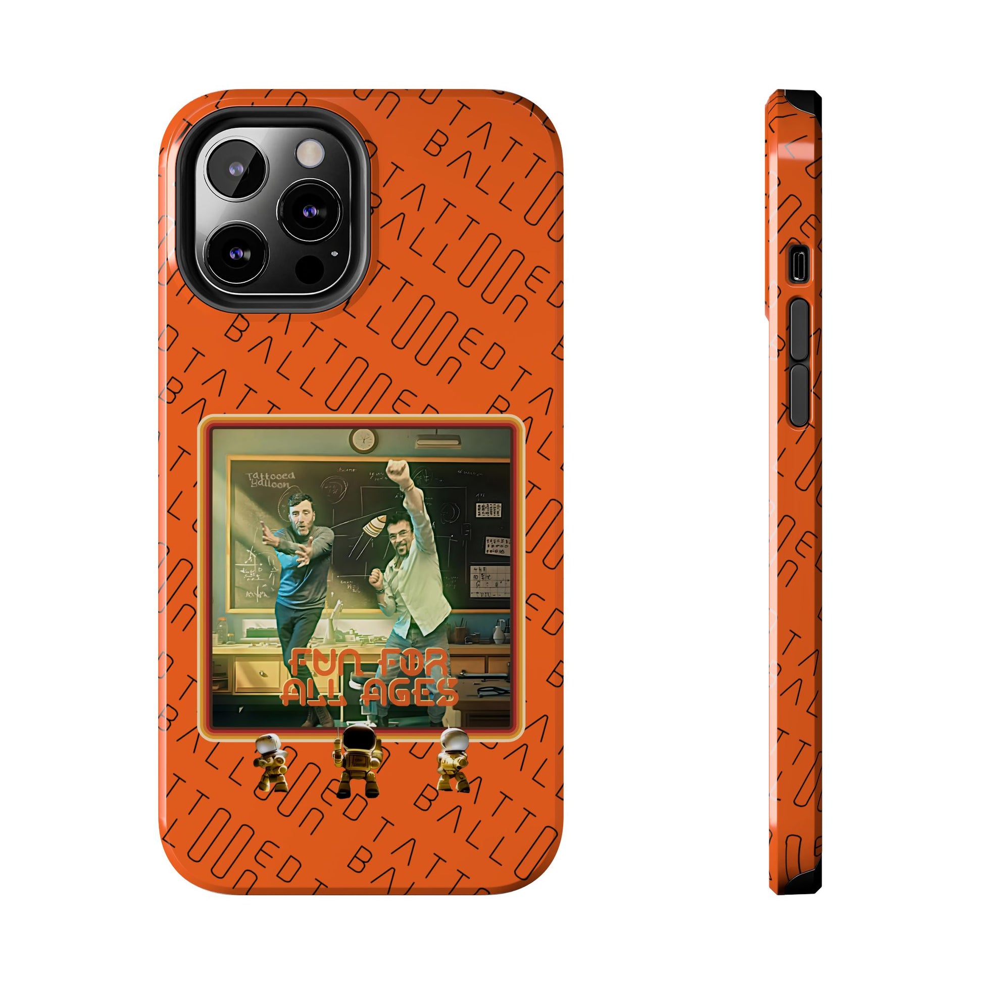Hypersonic By Tattooed Balloon Now in the Palm of you hand!, Unique Phone Cover Orange