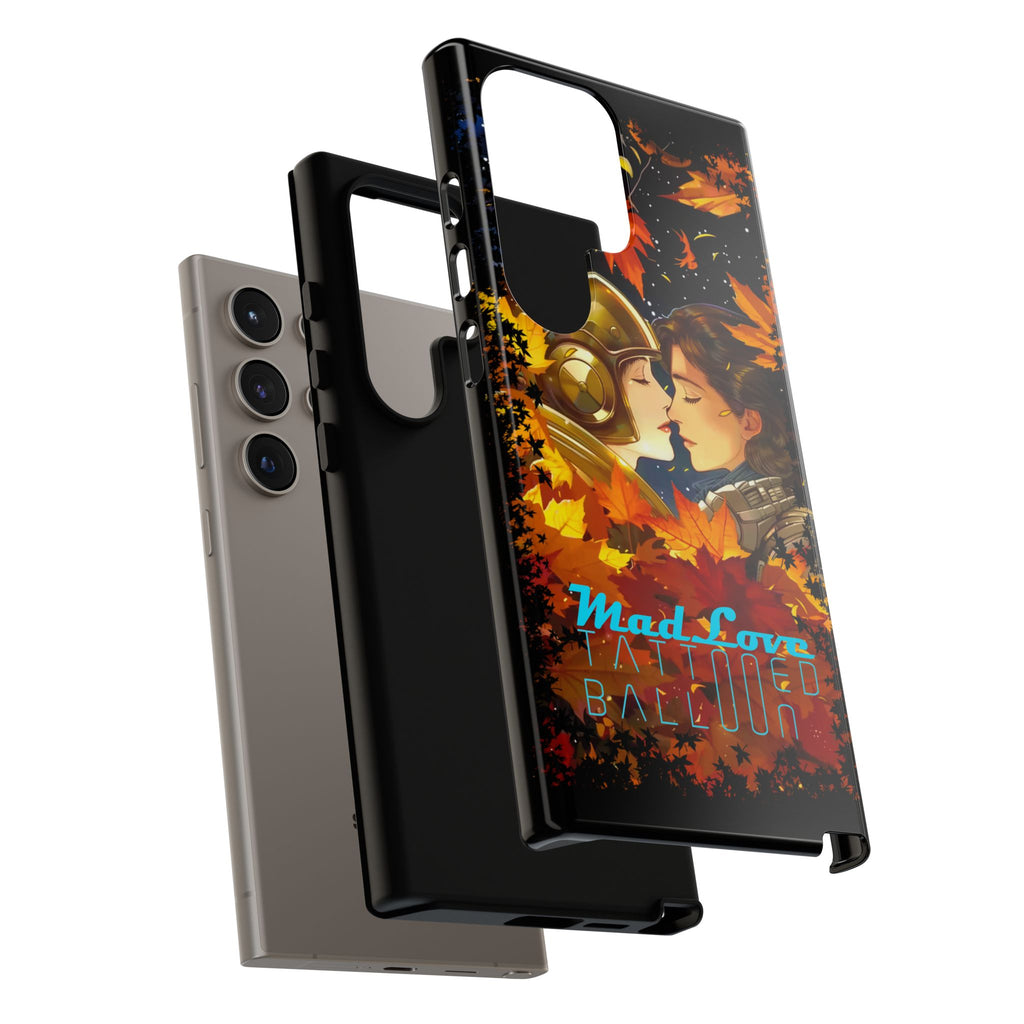 "Mad Love" Phone Case, Fall Themed Phone Accessory, Cute Couple Protector, Seasonal Tech Accessories, Gift for Him or Her