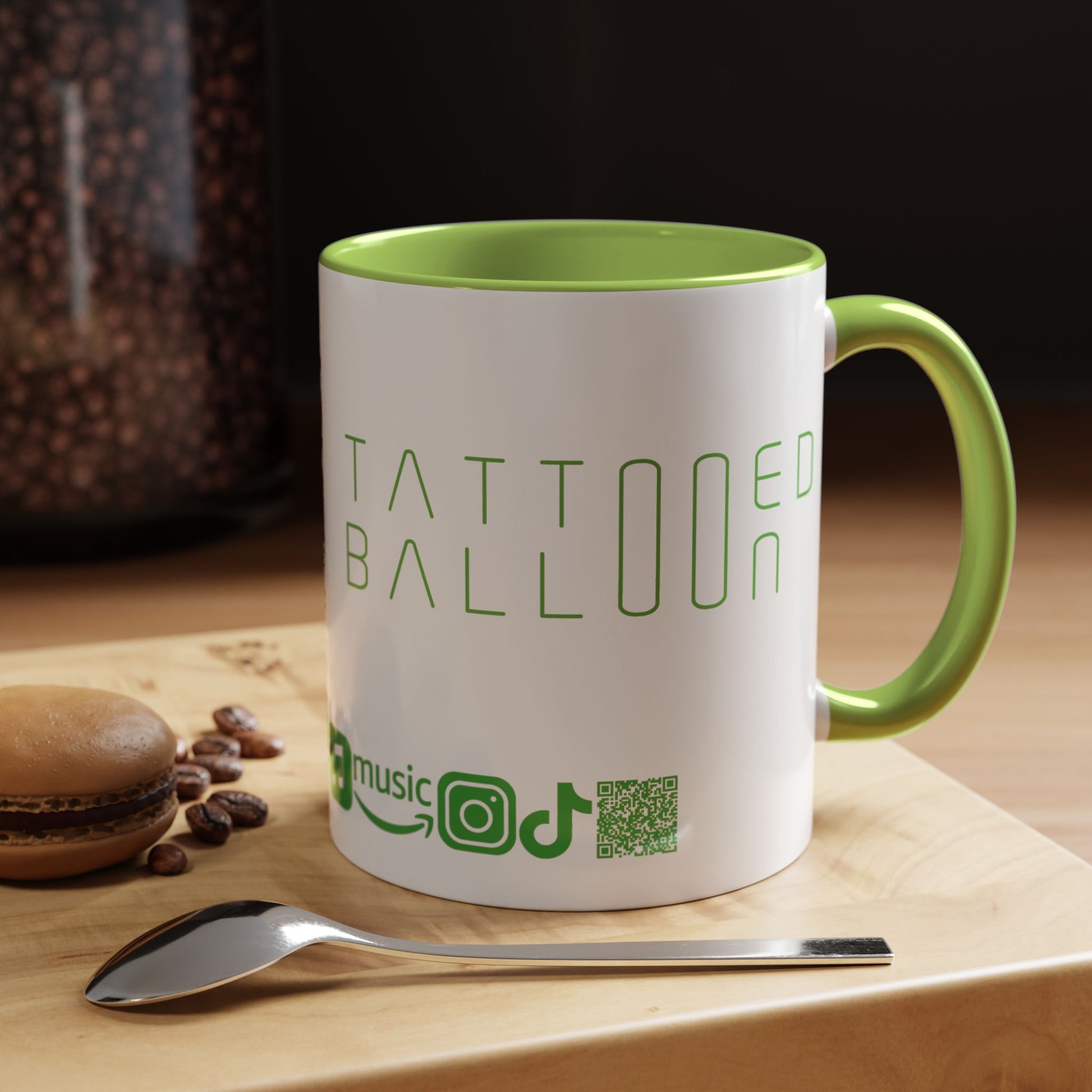 "Zapper" by Tattooed Balloon, Accent Coffee Mug for TB Lovers.