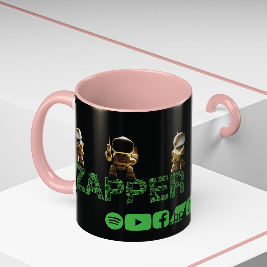 "Zapper" by Tattooed Balloon,  Accent Coffee Mug for TB Lovers