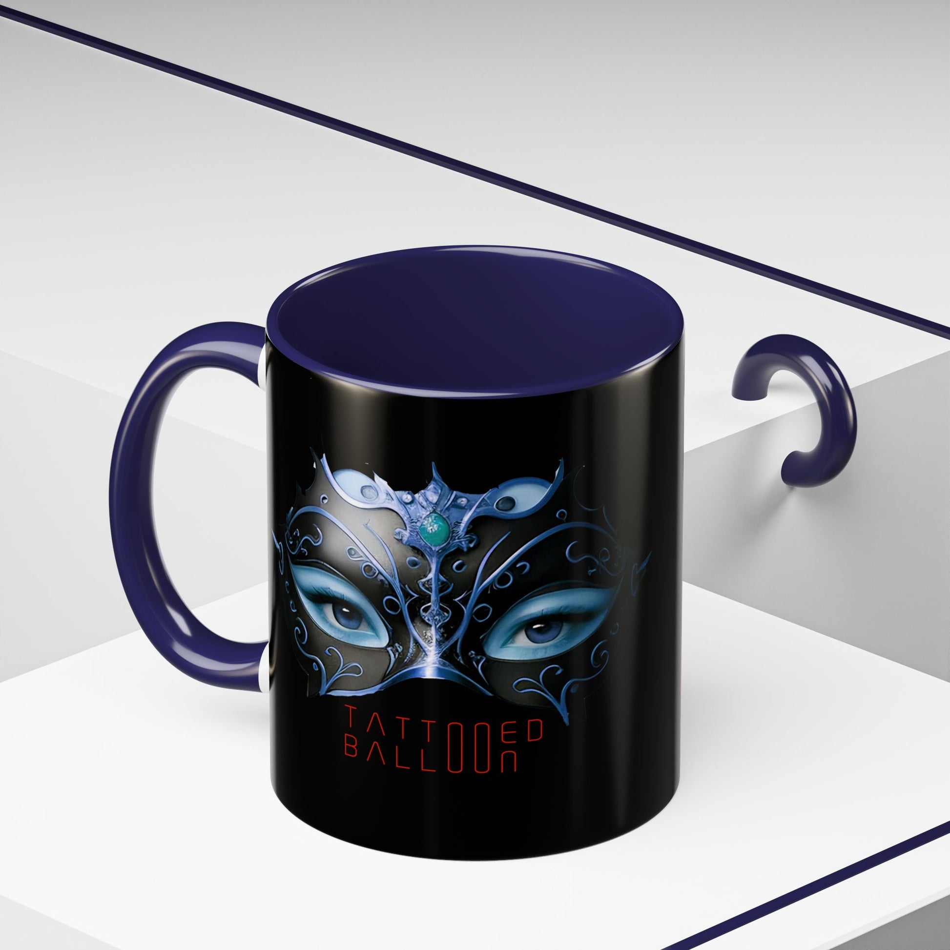"Judith Darling" Mystical Masquerade Coffee Mug from Tattooed Balloon