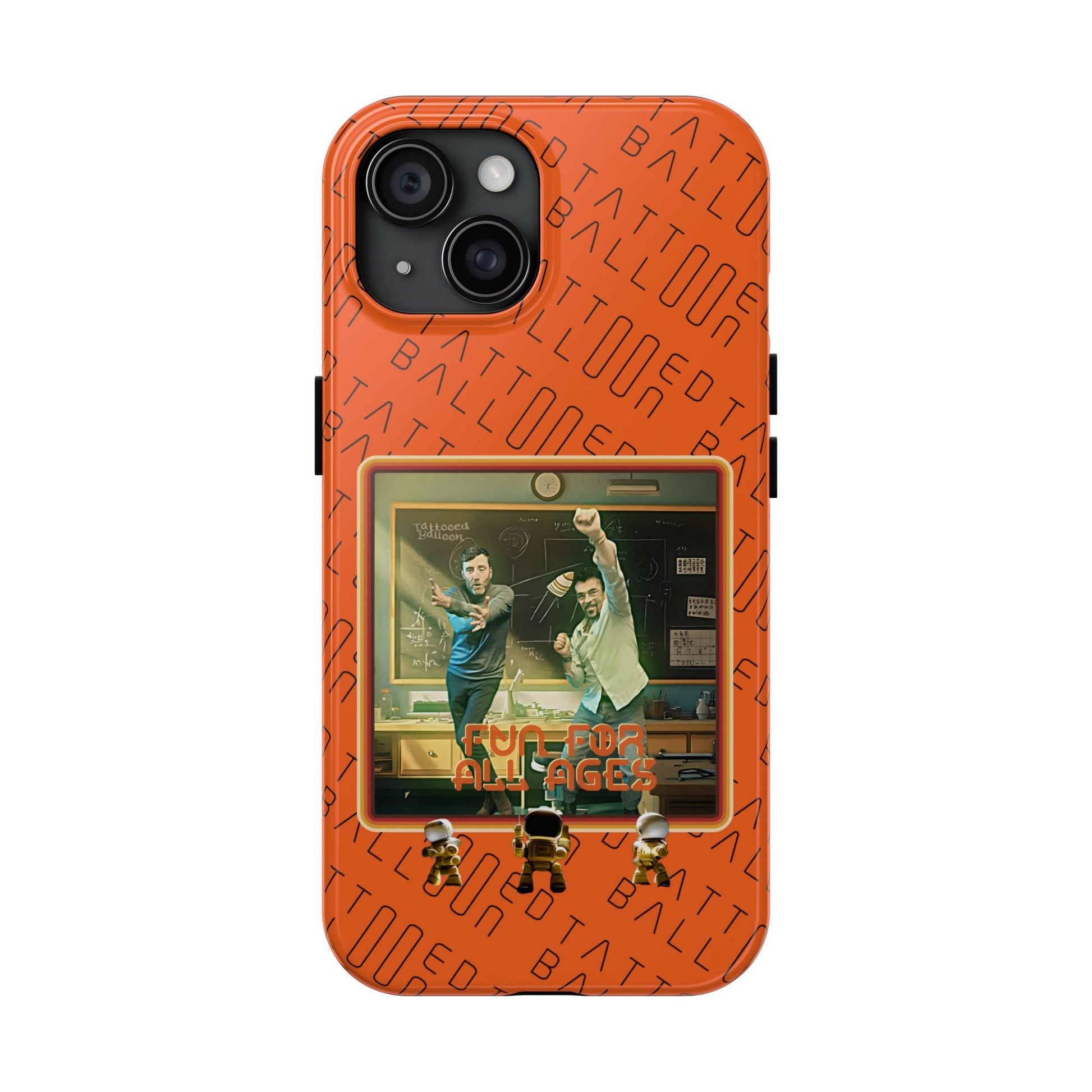 Hypersonic By Tattooed Balloon Now in the Palm of you hand!, Unique Phone Cover Orange