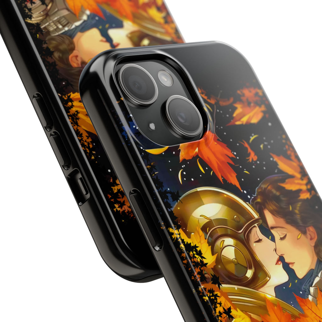 Tattooed Balloon, Unique Phone Covers, Mad Love Design, Autumn Vibes, Romantic Quotes Tough Phone Cases for Her | Fall Accessories, Couple Gifts,