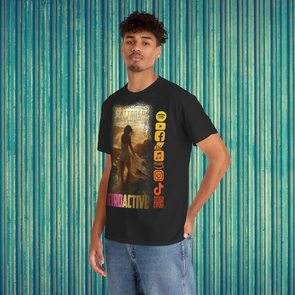 Retro-Active Tee by Tattooed Balloon, Festival Apparel