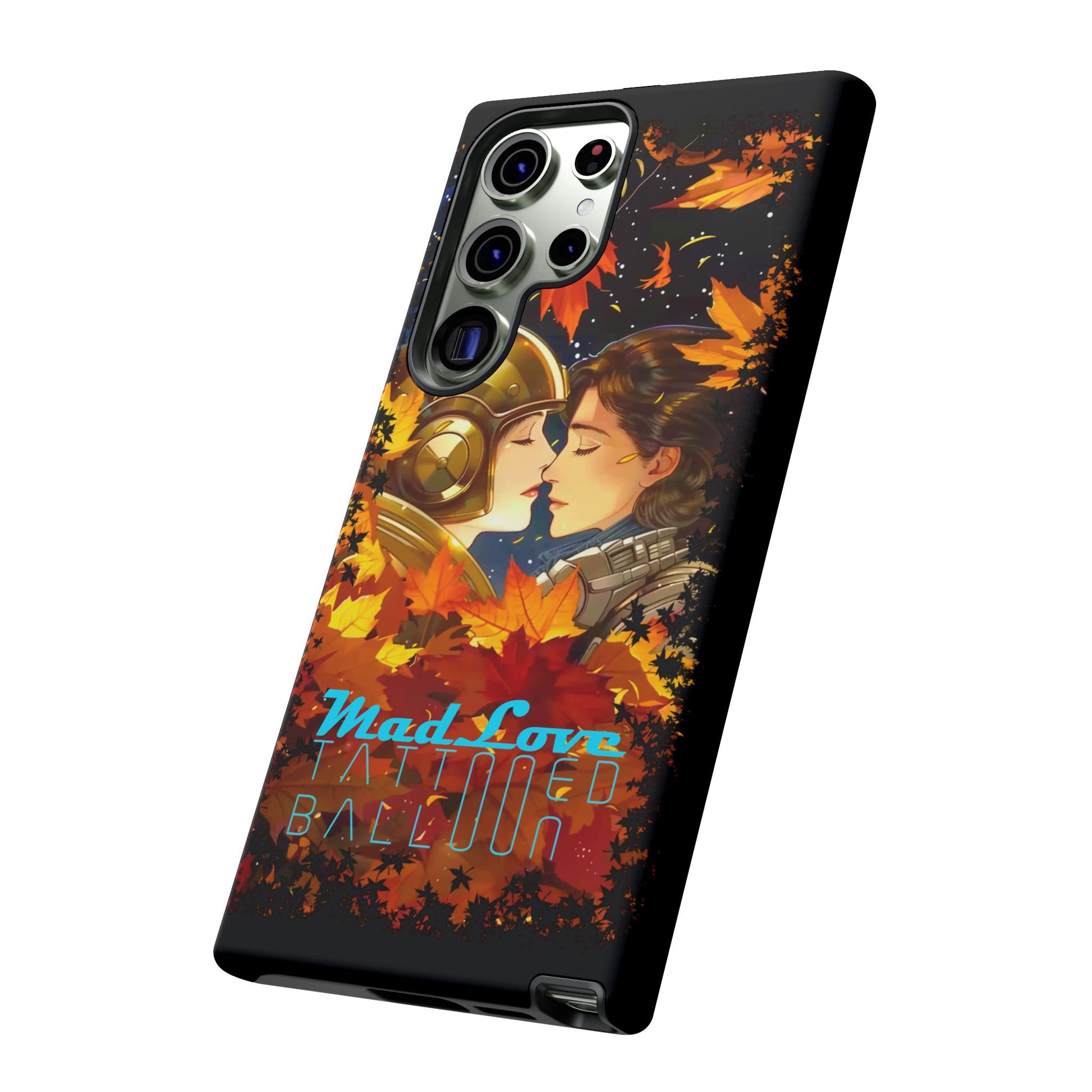 "Mad Love" Phone Case, Fall Themed Phone Accessory, Cute Couple Protector, Seasonal Tech Accessories, Gift for Him or Her