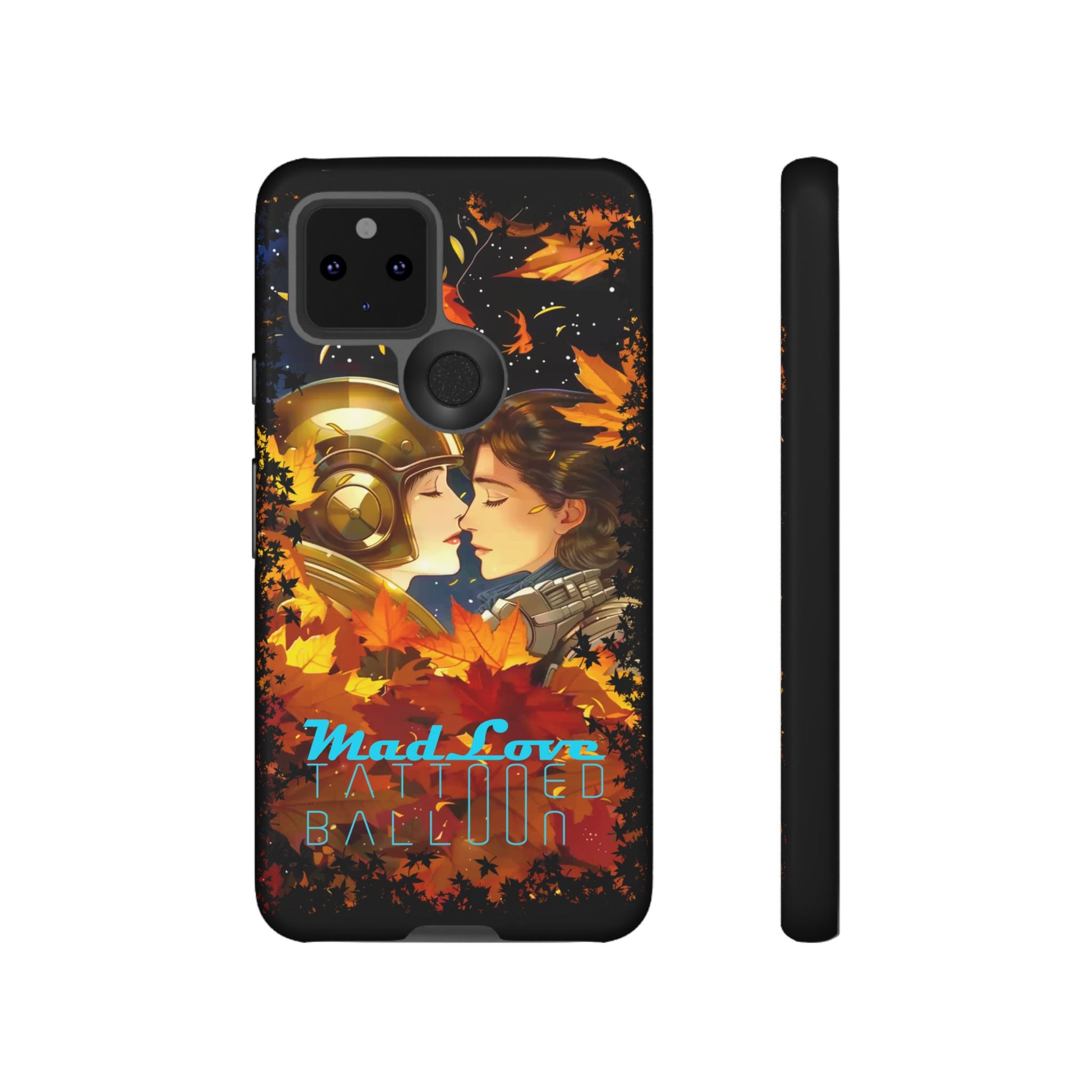 "Mad Love" Phone Case, Fall Themed Phone Accessory, Cute Couple Protector, Seasonal Tech Accessories, Gift for Him or Her