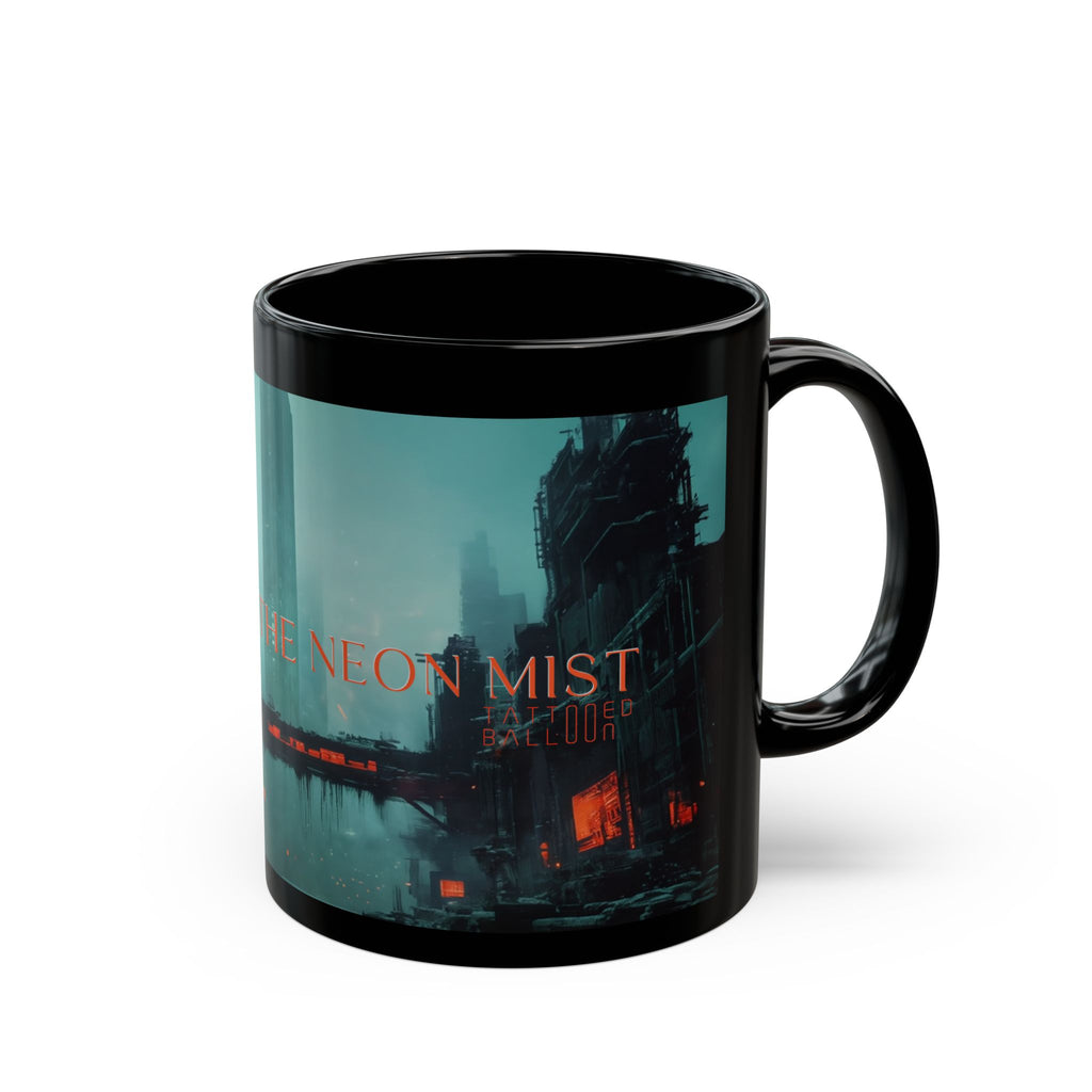 Echoes Of The Neon Mist, Unique Gift for TB Lovers,  Retro Coffee Cup