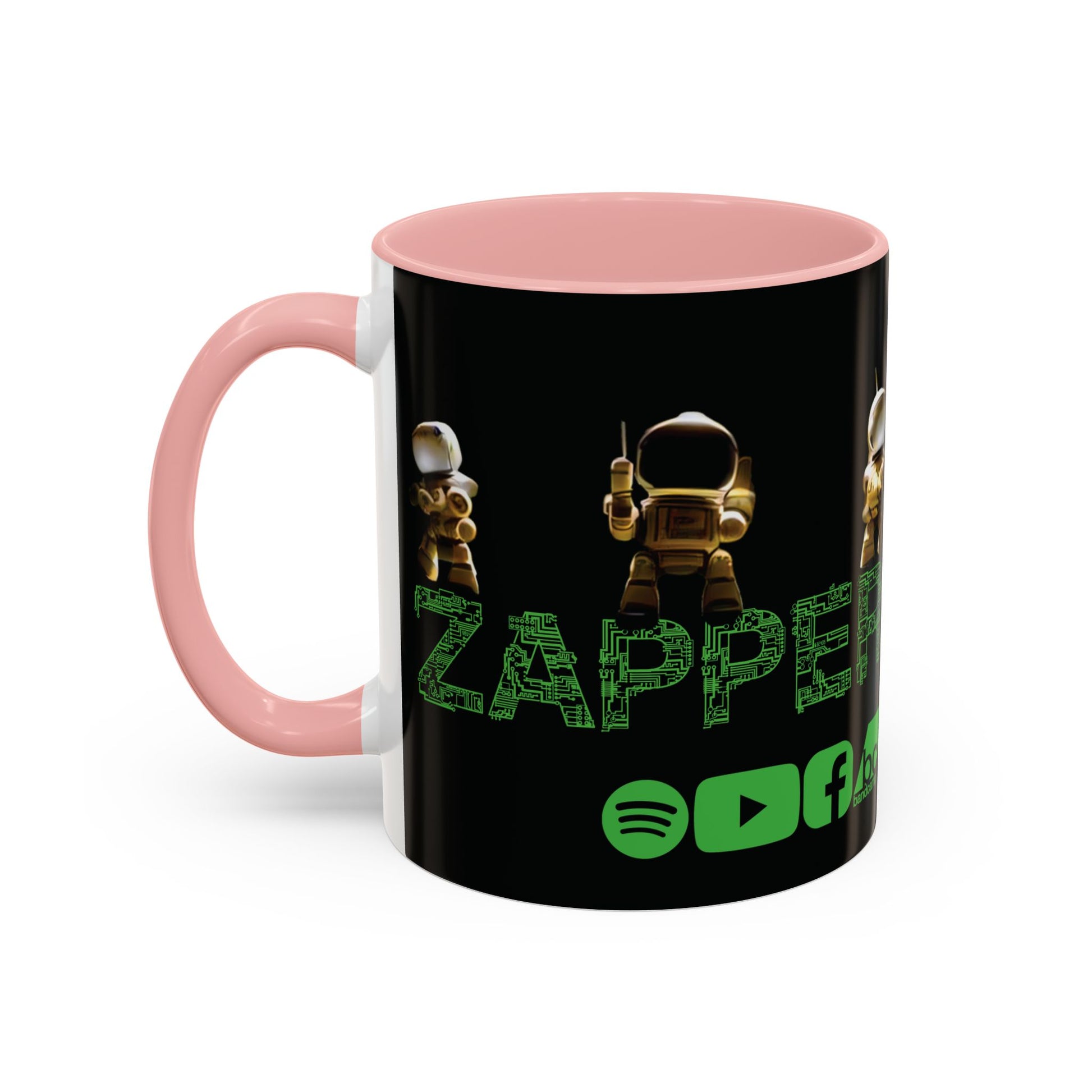 "Zapper" by Tattooed Balloon,  Accent Coffee Mug for TB Lovers