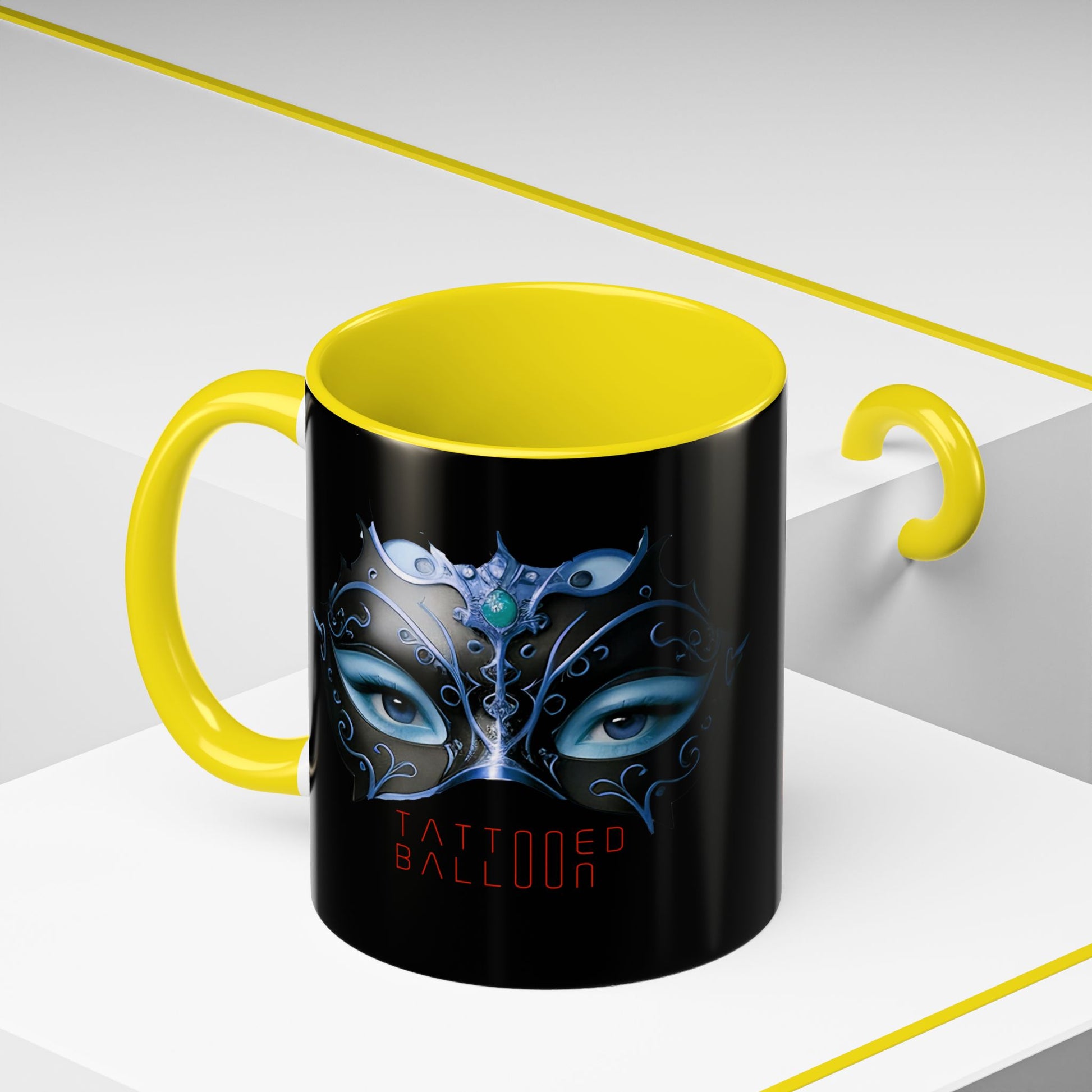 "Judith Darling" Mystical Masquerade Coffee Mug from Tattooed Balloon