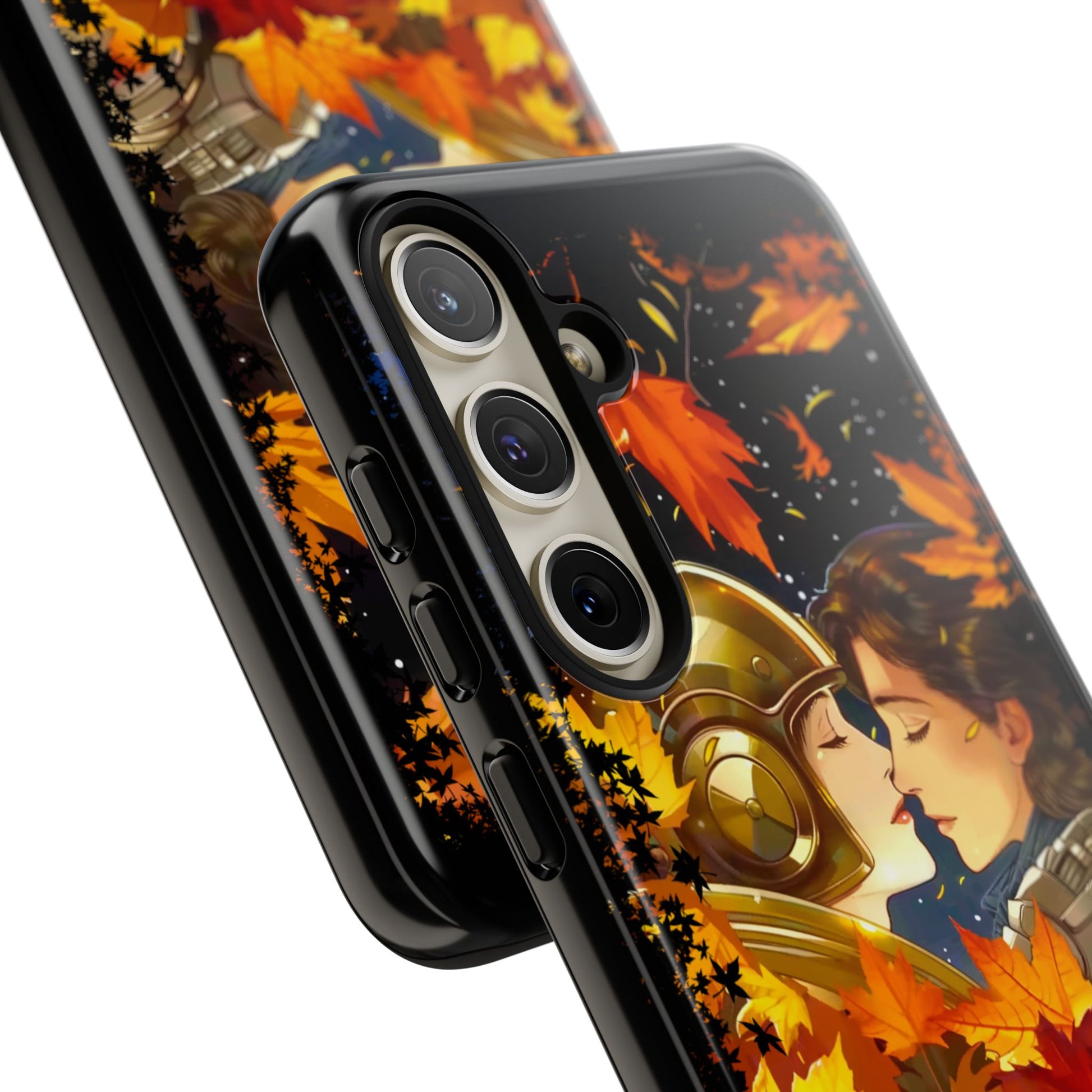 "Mad Love" Phone Case, Fall Themed Phone Accessory, Cute Couple Protector, Seasonal Tech Accessories, Gift for Him or Her