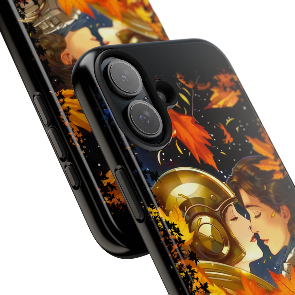 Tattooed Balloon, Unique Phone Covers, Mad Love Design, Autumn Vibes, Romantic Quotes Tough Phone Cases for Her | Fall Accessories, Couple Gifts,