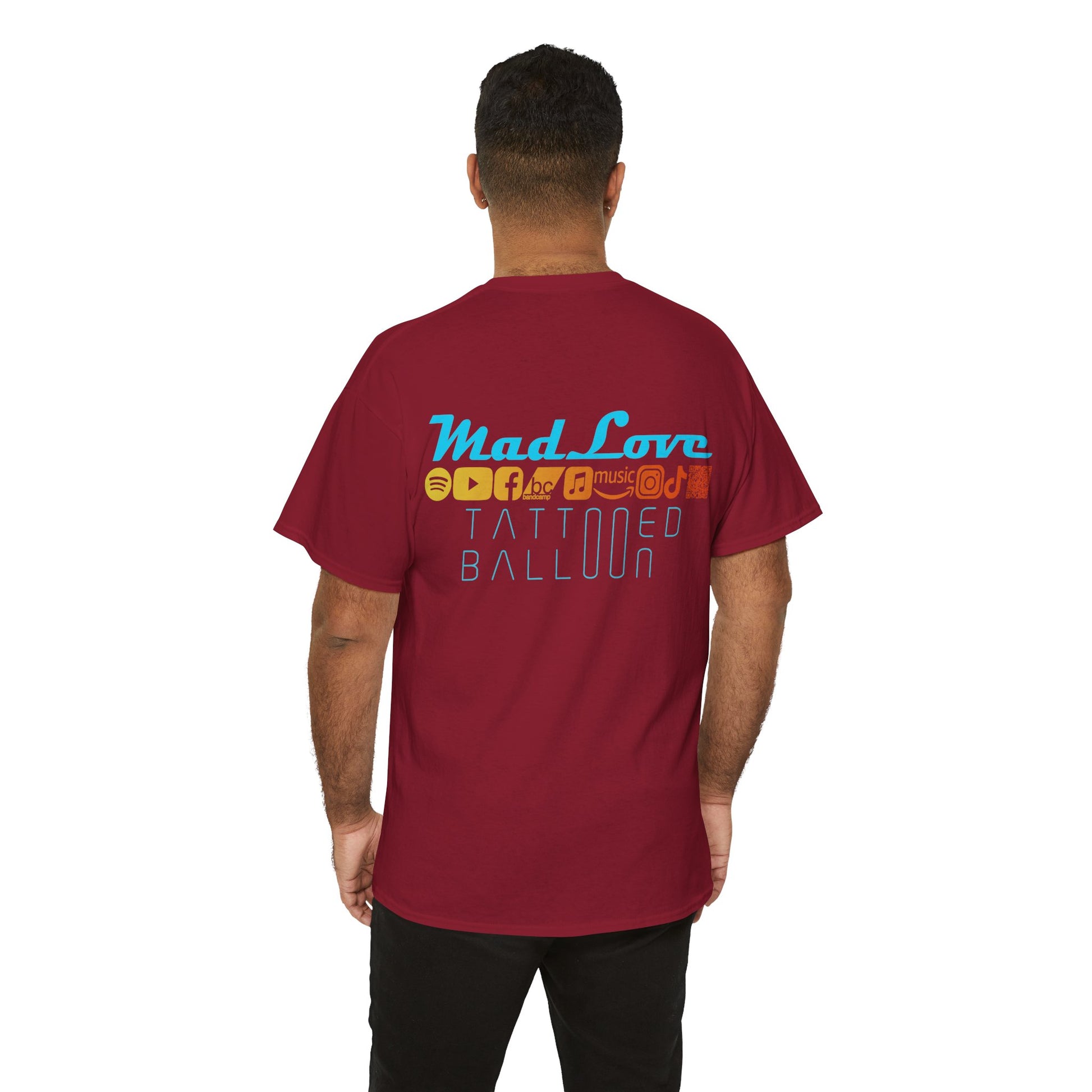 "Mad Love" Tee, by Tattooed Balloon, Fall Vibes,  Social Media Tee, Festival Apparel