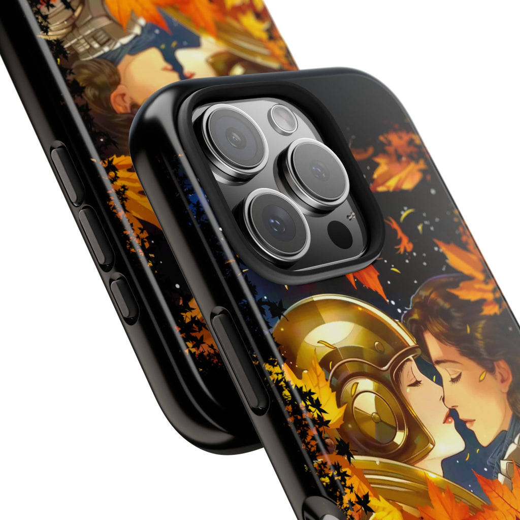 Tattooed Balloon, Unique Phone Covers, Mad Love Design, Autumn Vibes, Romantic Quotes Tough Phone Cases for Her | Fall Accessories, Couple Gifts,