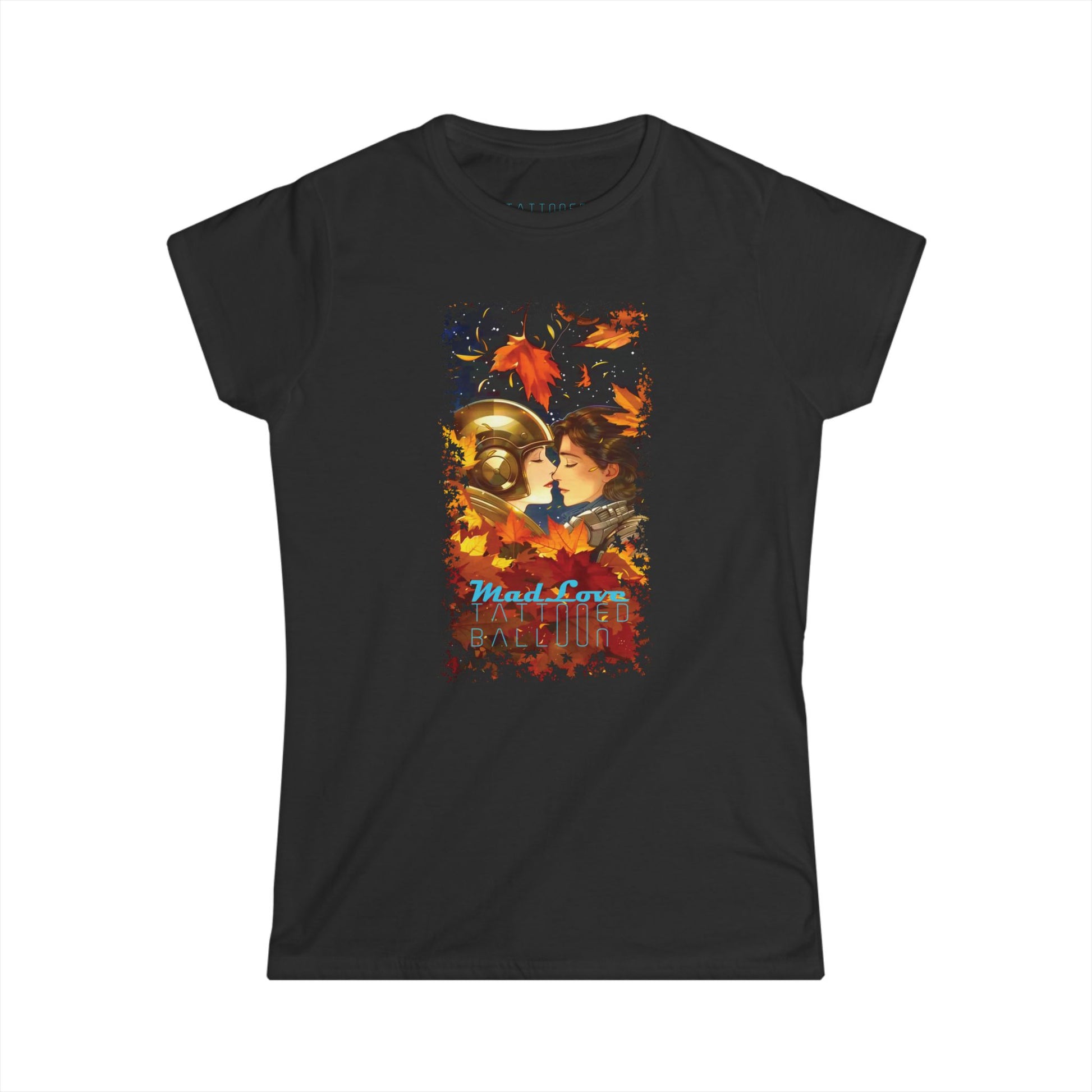 "Mad Love" Women's Tee, Cute Casual Shirt for Couples, Fall Fashion Gift, Autumn T-Shirt, Romantic Gift Idea, Cozy Everyday Wear