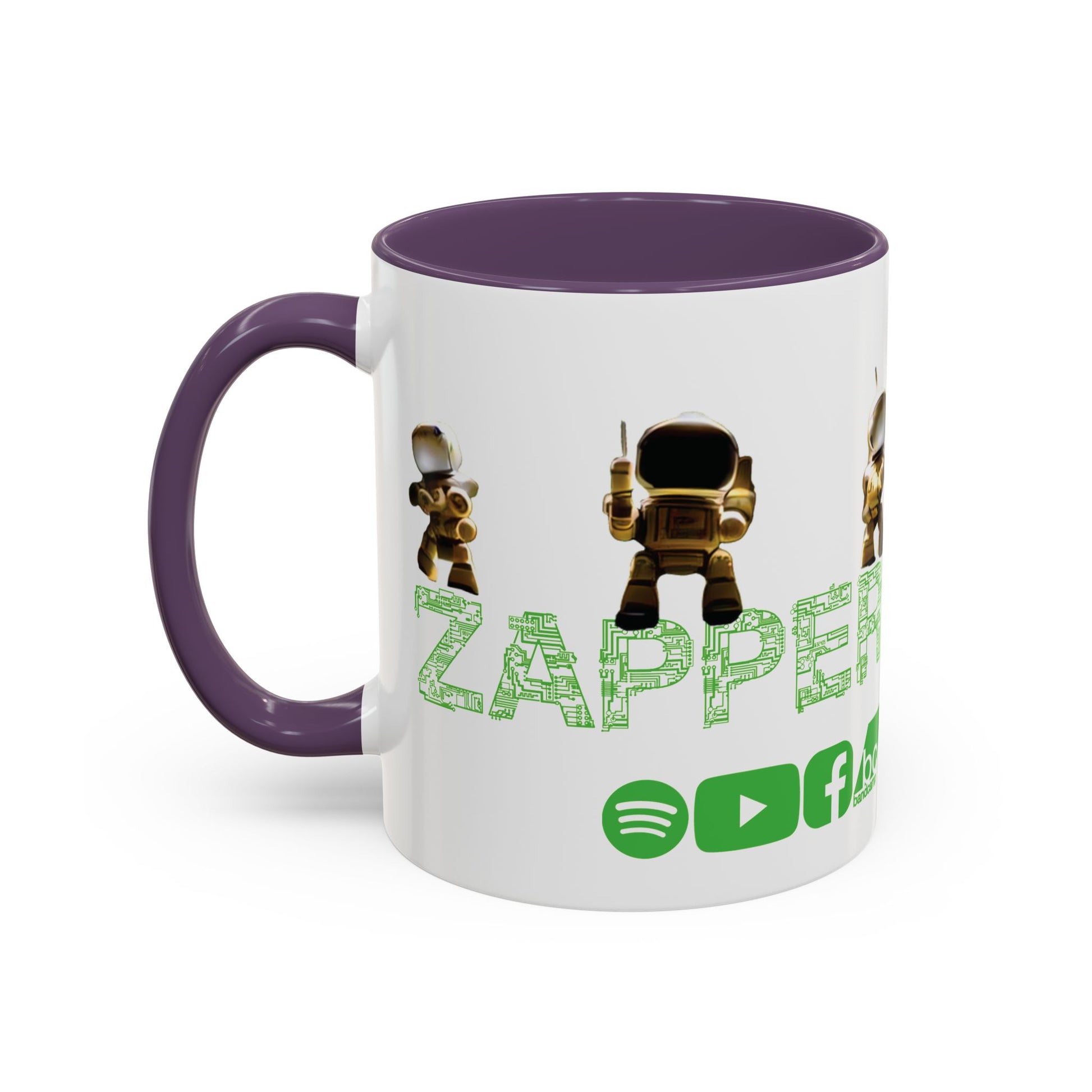 "Zapper" by Tattooed Balloon, Accent Coffee Mug for TB Lovers.