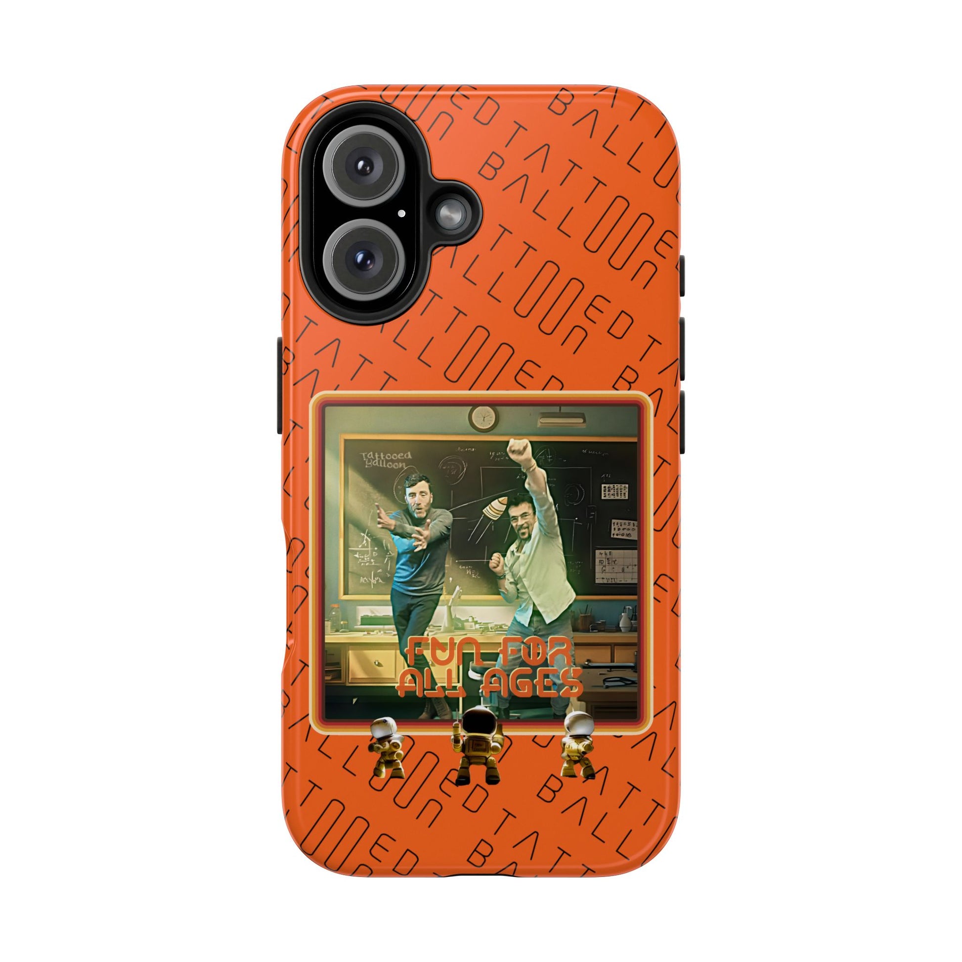 Hypersonic By Tattooed Balloon Now in the Palm of you hand!, Unique Phone Cover Orange