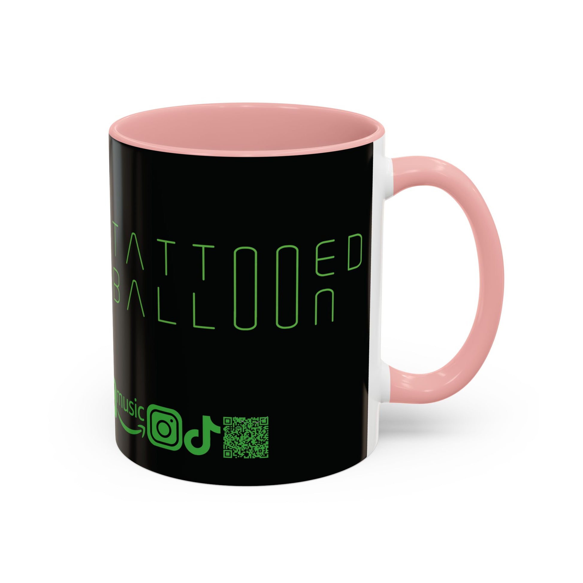 "Zapper" by Tattooed Balloon,  Accent Coffee Mug for TB Lovers