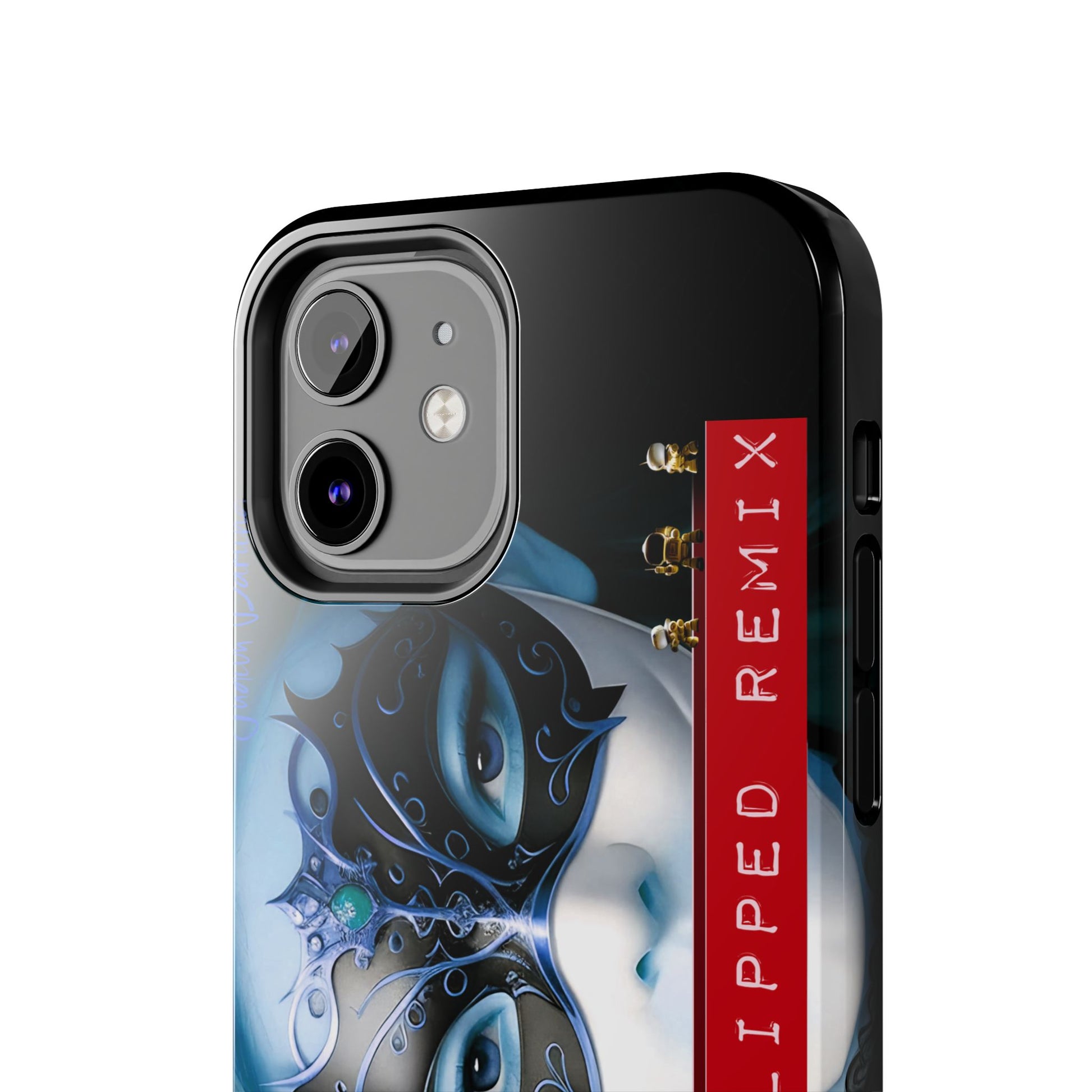 "Judith Darling" By Tattooed Balloon Now in the Palm of you hand!, Unique Phone Cover (Black)