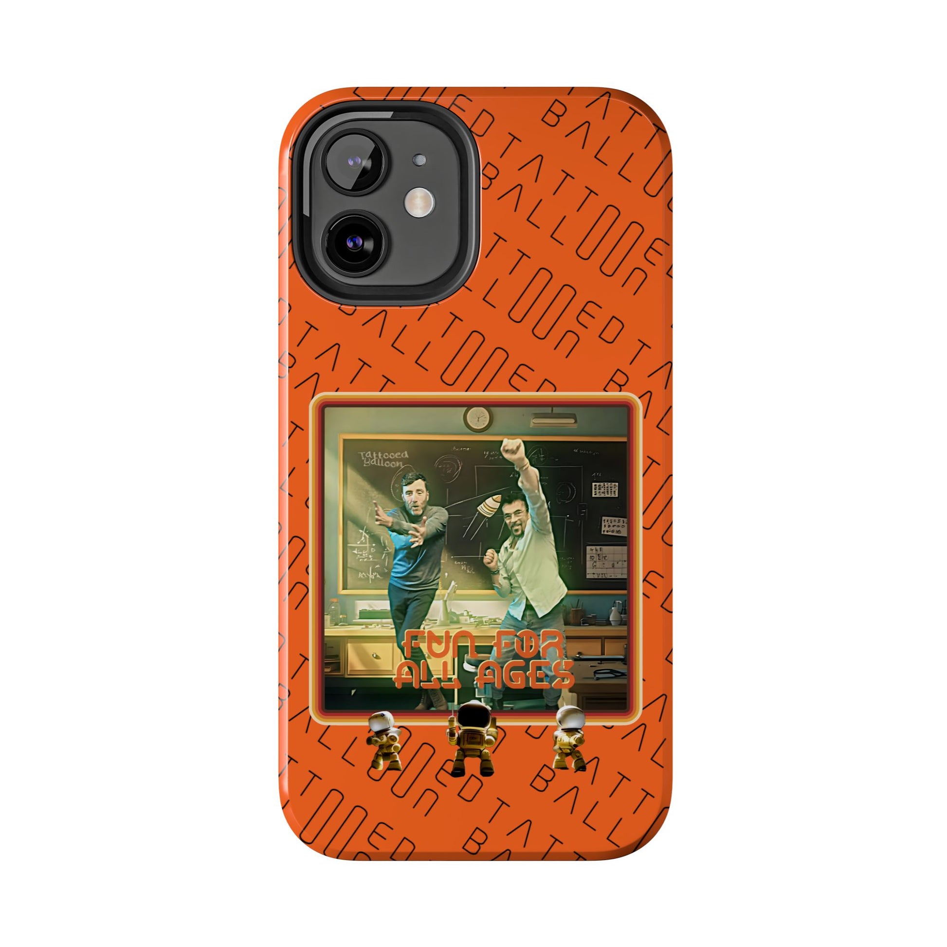 Hypersonic By Tattooed Balloon Now in the Palm of you hand!, Unique Phone Cover Orange