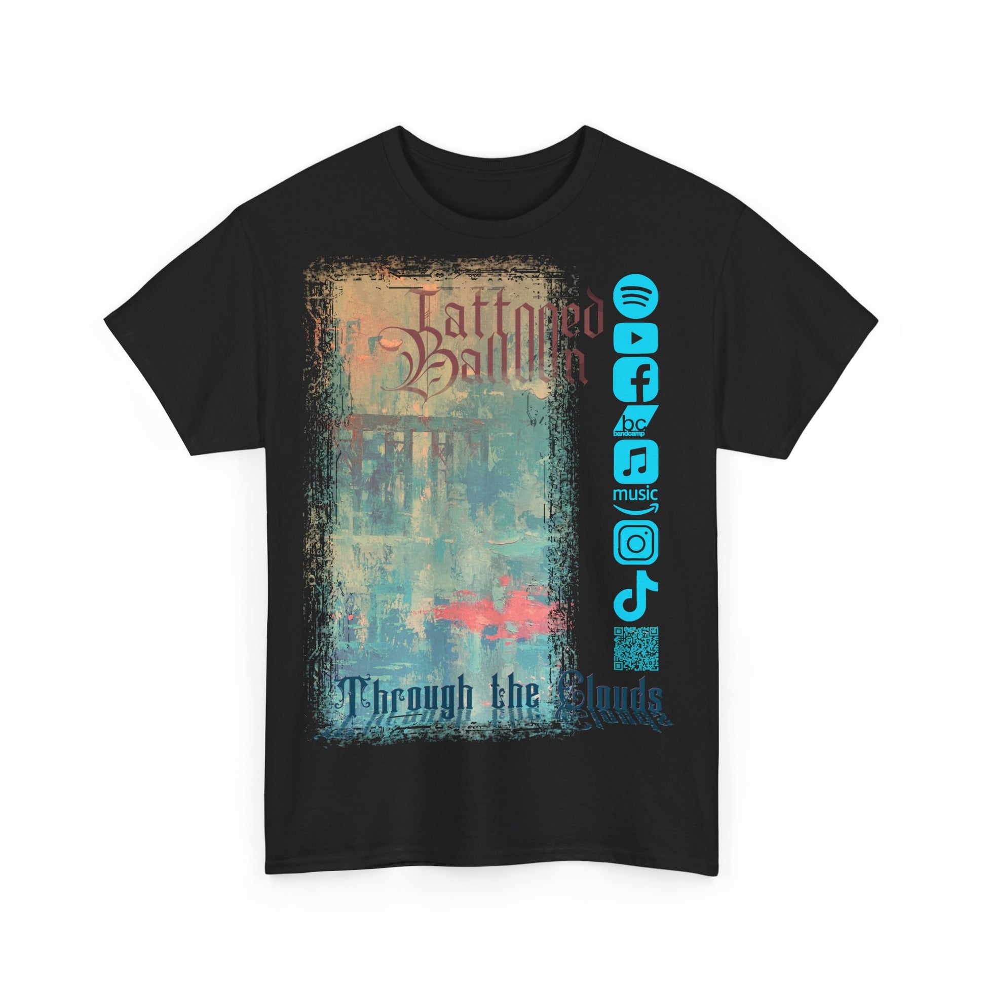 "Through The Clouds" Album Tee by Tattooed Balloon, Festival Apparel