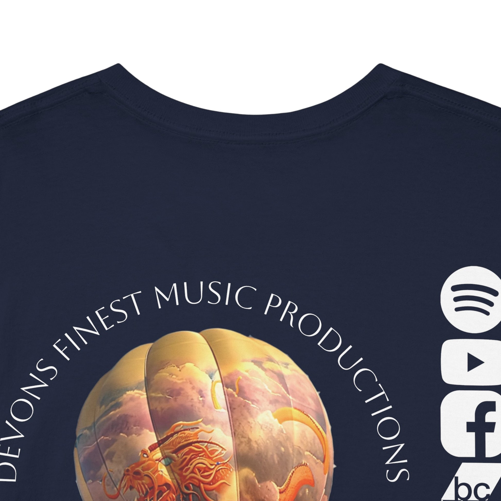 Tattooed Balloon Tee, Casual Wear, Dark Version T-Shirt, Festival Apparel