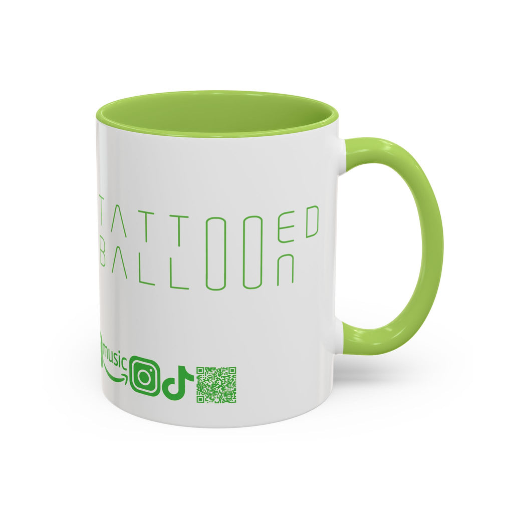 "Zapper" by Tattooed Balloon, Accent Coffee Mug for TB Lovers.