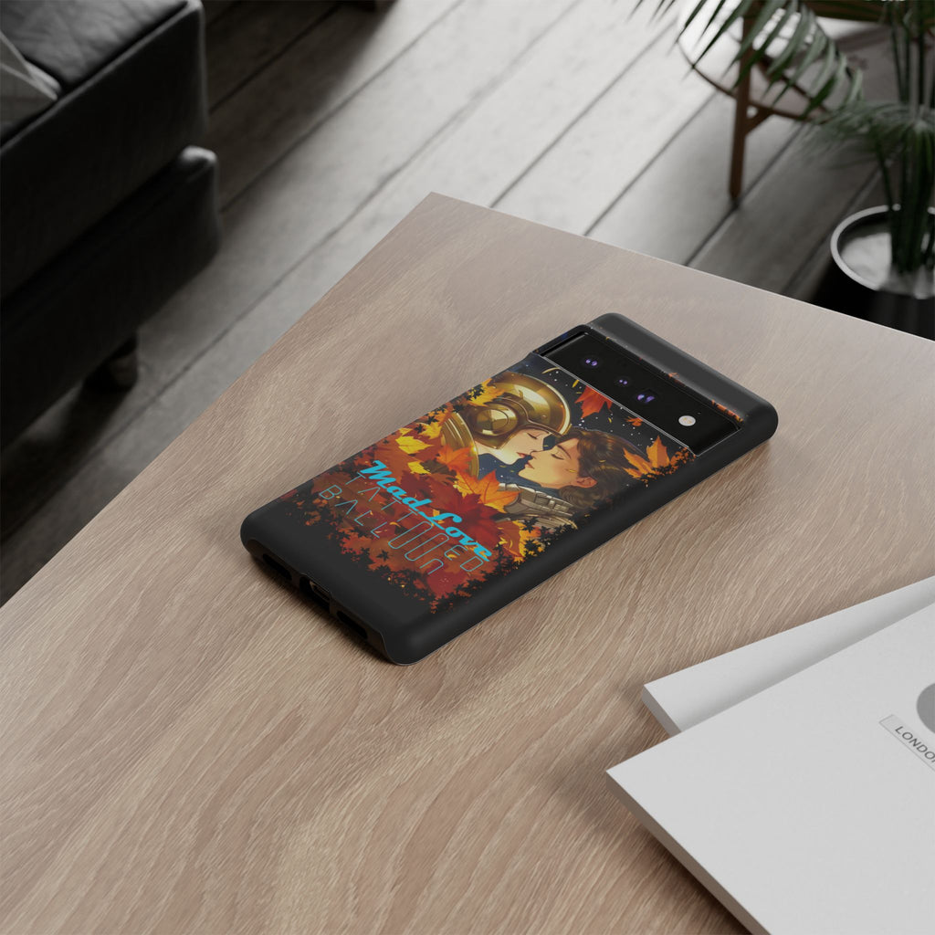 "Mad Love" Phone Case, Fall Themed Phone Accessory, Cute Couple Protector, Seasonal Tech Accessories, Gift for Him or Her