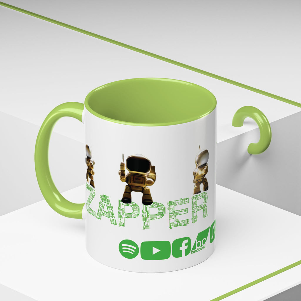 "Zapper" by Tattooed Balloon, Accent Coffee Mug for TB Lovers.