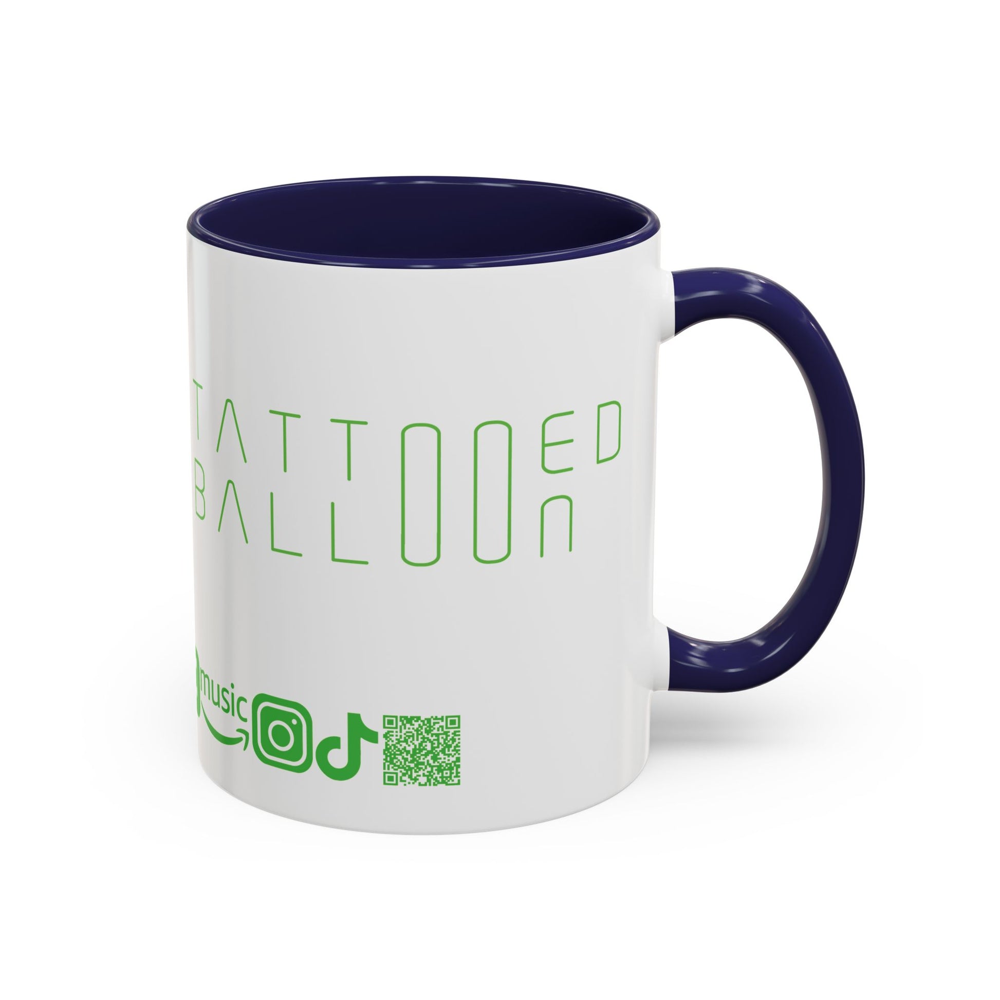 "Zapper" by Tattooed Balloon, Accent Coffee Mug for TB Lovers.