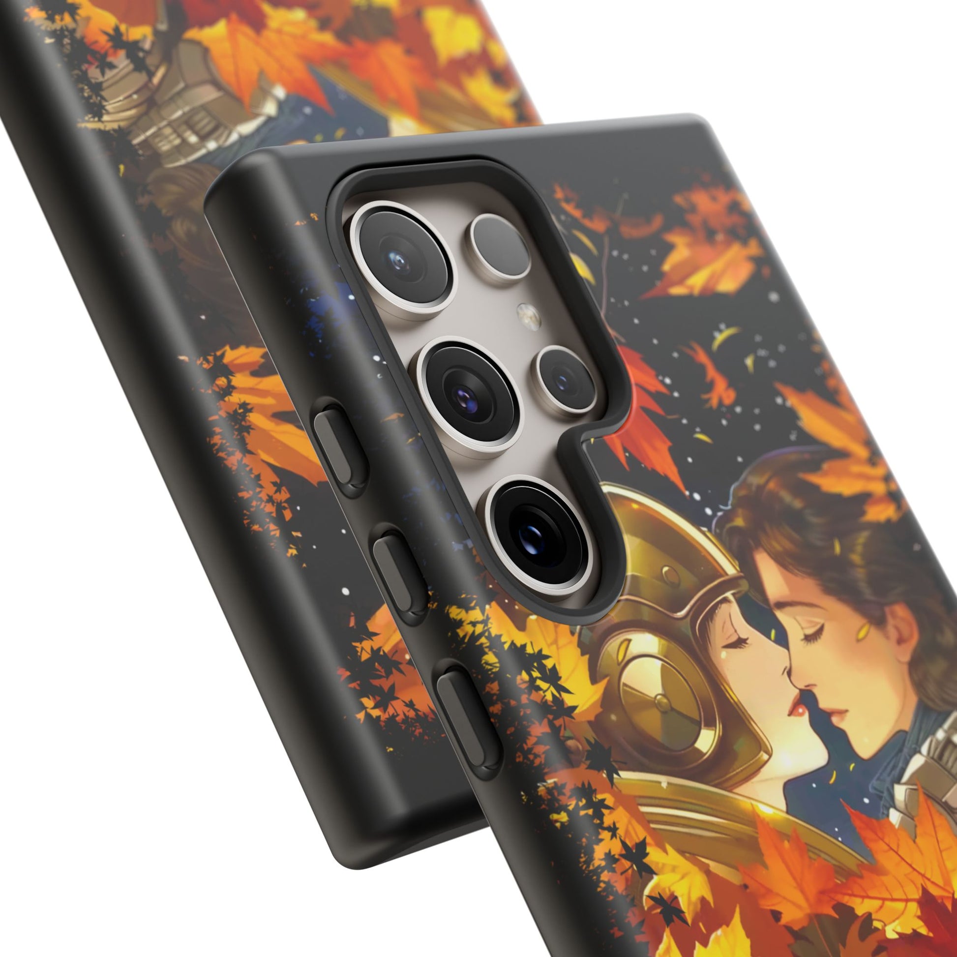 "Mad Love" Phone Case, Fall Themed Phone Accessory, Cute Couple Protector, Seasonal Tech Accessories, Gift for Him or Her