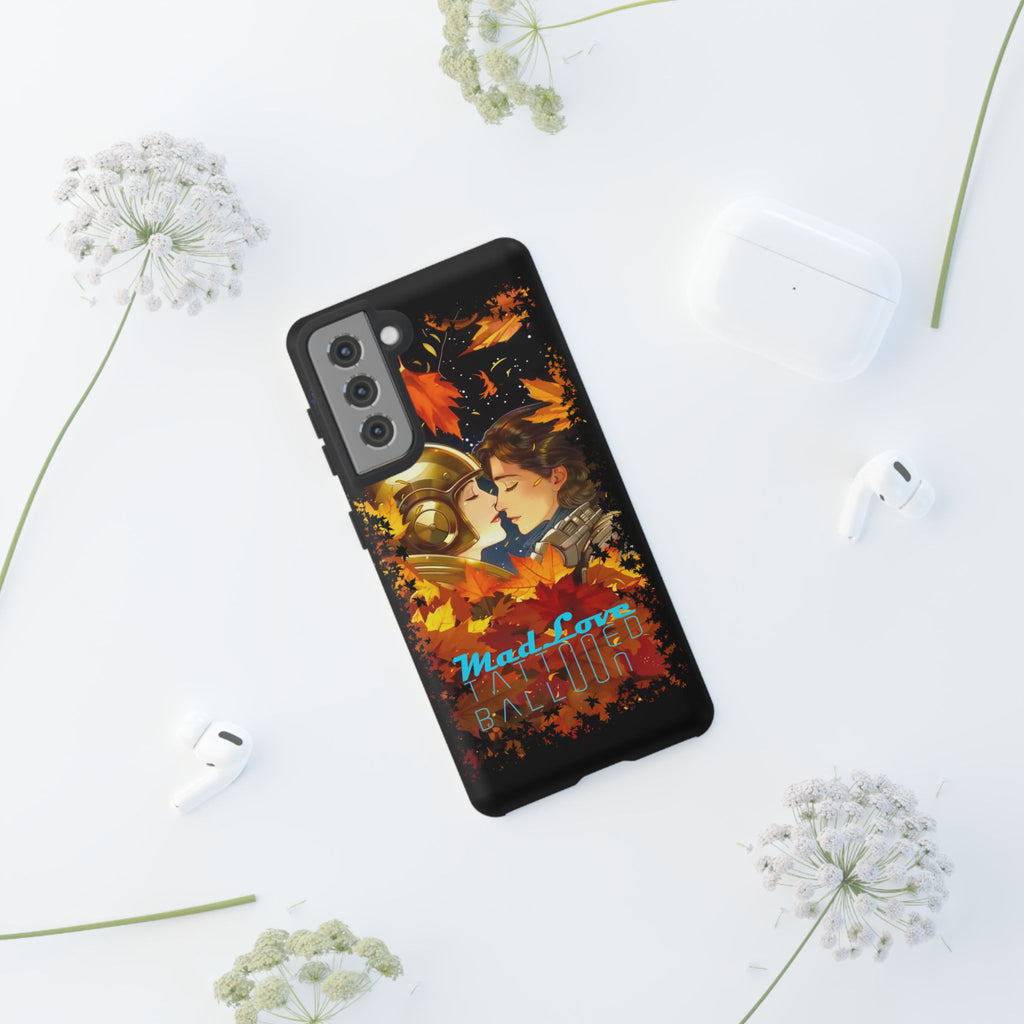 "Mad Love" Phone Case, Fall Themed Phone Accessory, Cute Couple Protector, Seasonal Tech Accessories, Gift for Him or Her