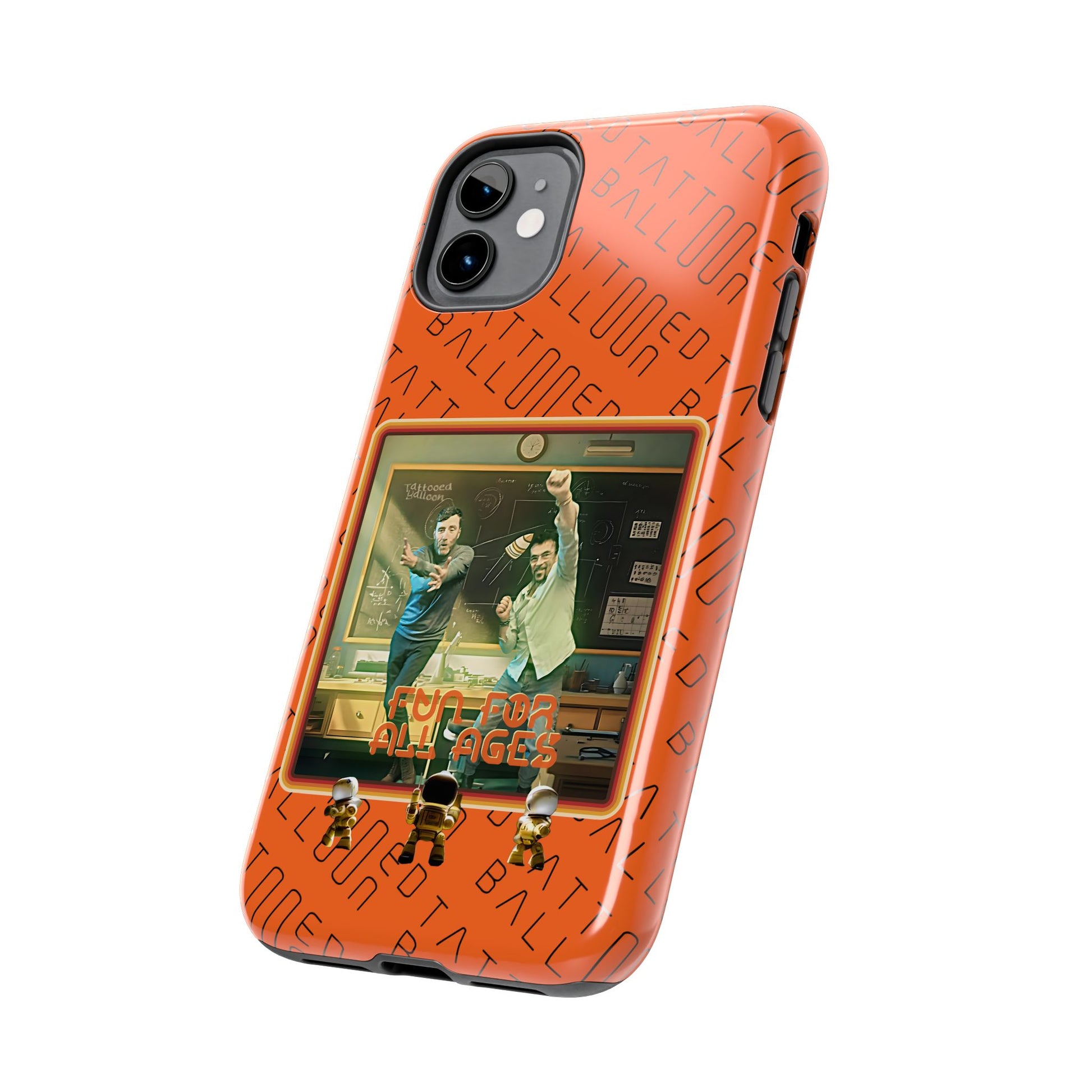 Hypersonic By Tattooed Balloon Now in the Palm of you hand!, Unique Phone Cover Orange