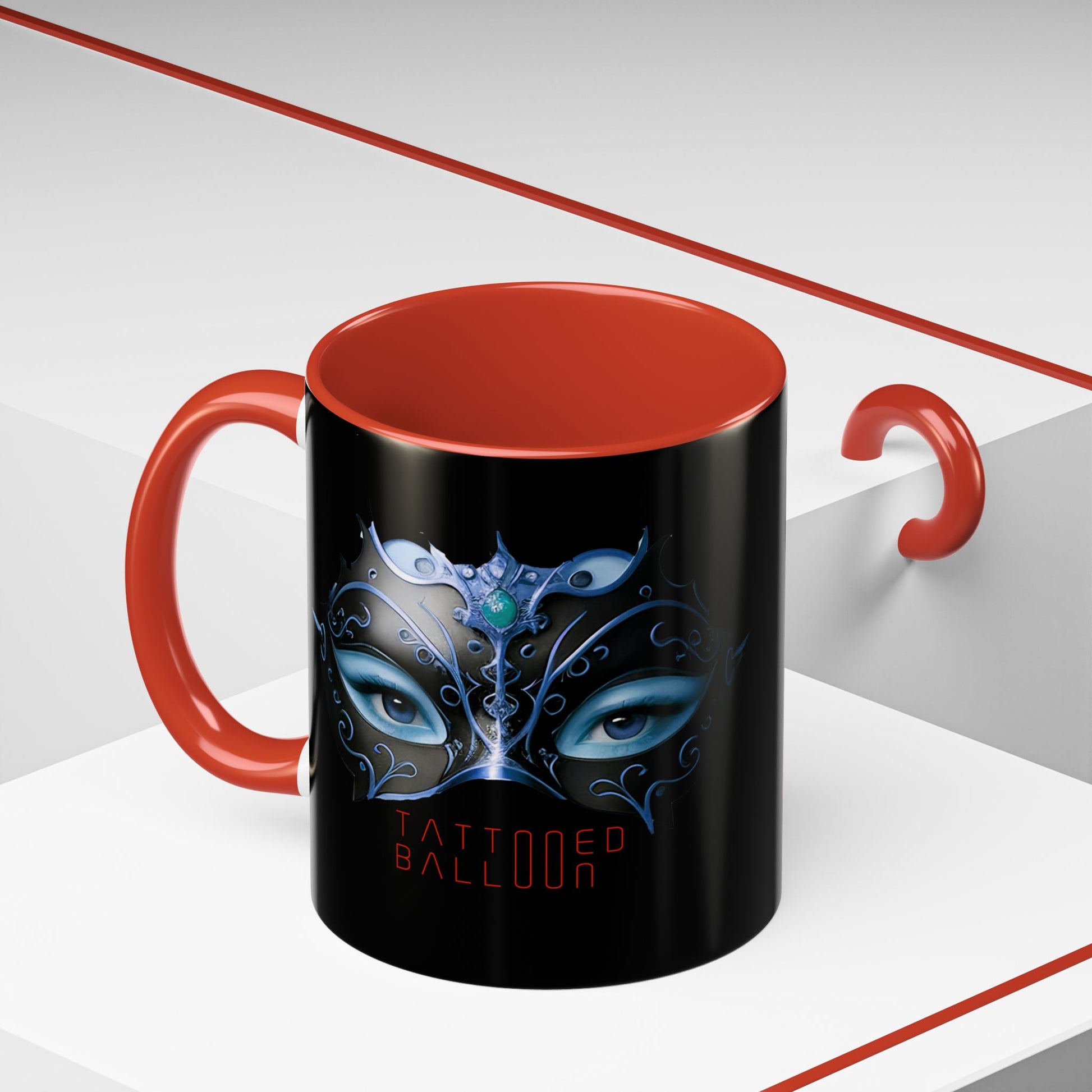 "Judith Darling" Mystical Masquerade Coffee Mug from Tattooed Balloon
