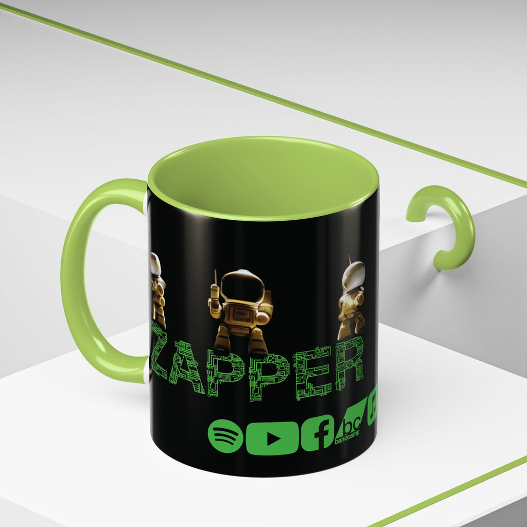 "Zapper" by Tattooed Balloon,  Accent Coffee Mug for TB Lovers