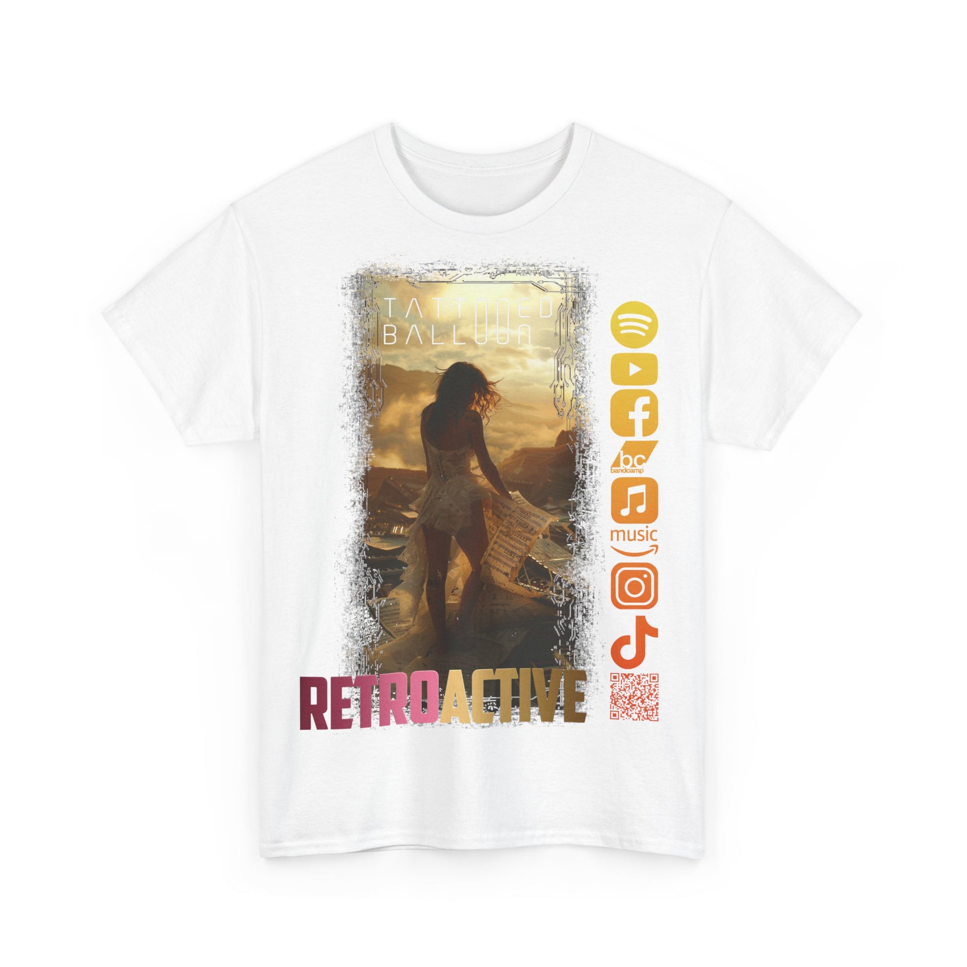 Retro-Active Tee by Tattooed Balloon, Festival Apparel