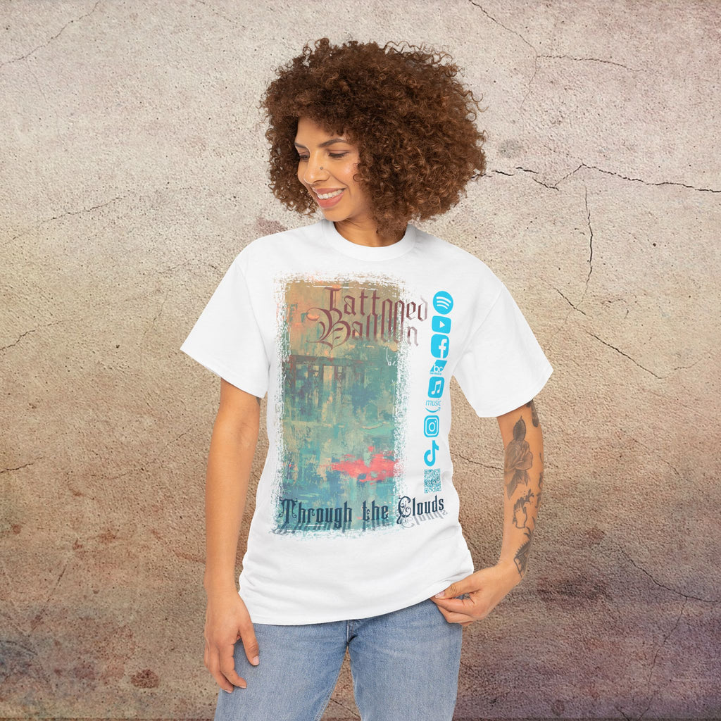 "Through The Clouds" Album Tee by Tattooed Balloon, Festival Apparel