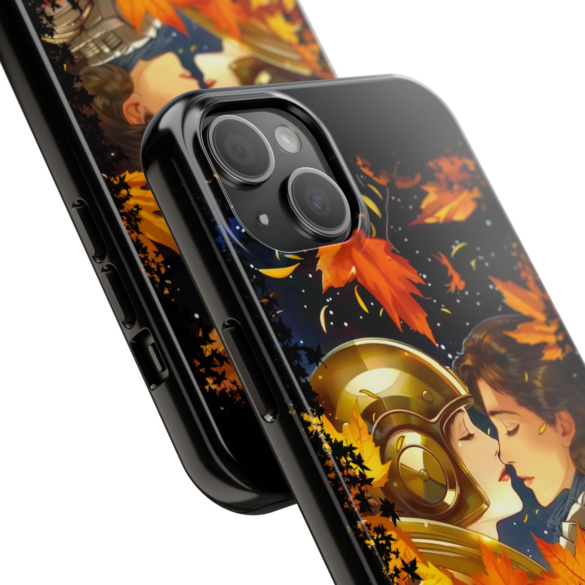 Tattooed Balloon, Unique Phone Covers, Mad Love Design, Autumn Vibes, Romantic Quotes Tough Phone Cases for Her | Fall Accessories, Couple Gifts,